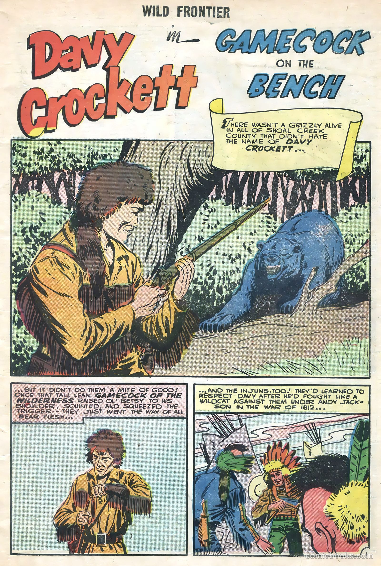 Wild Frontier #4 (1956) — page 3 of 36