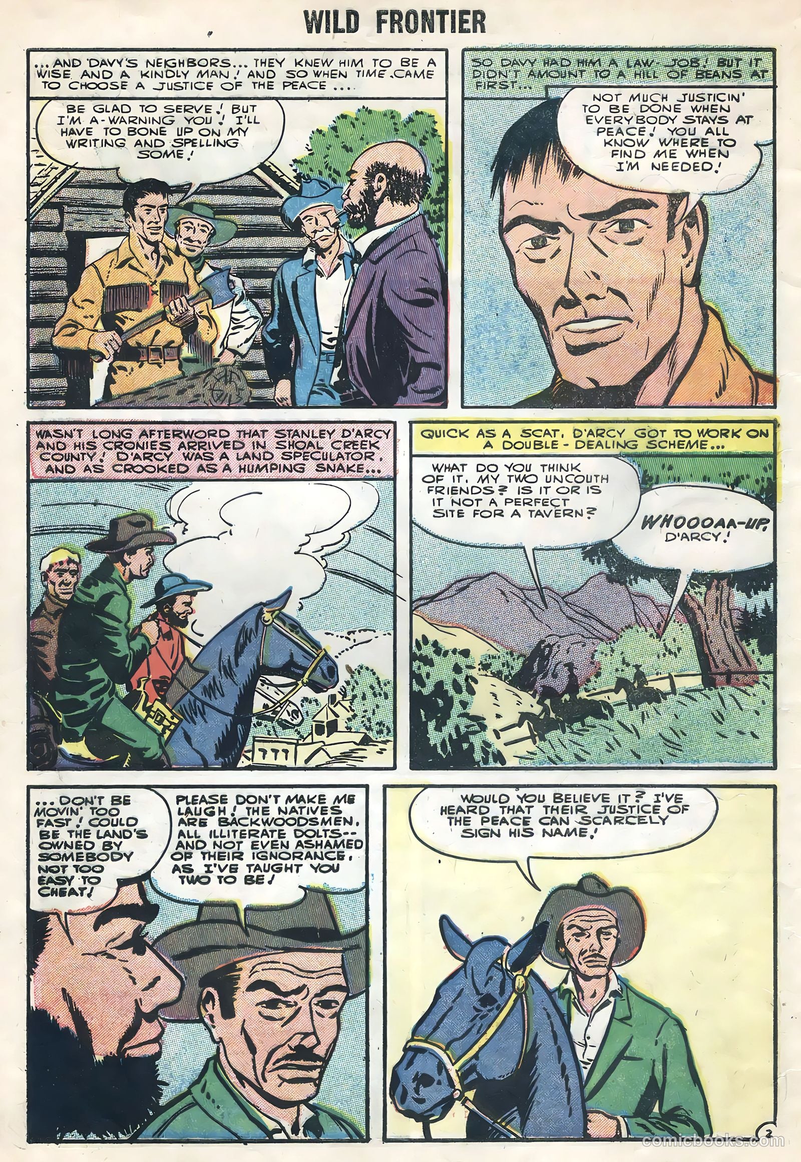 Wild Frontier #4 (1956) — page 4 of 36