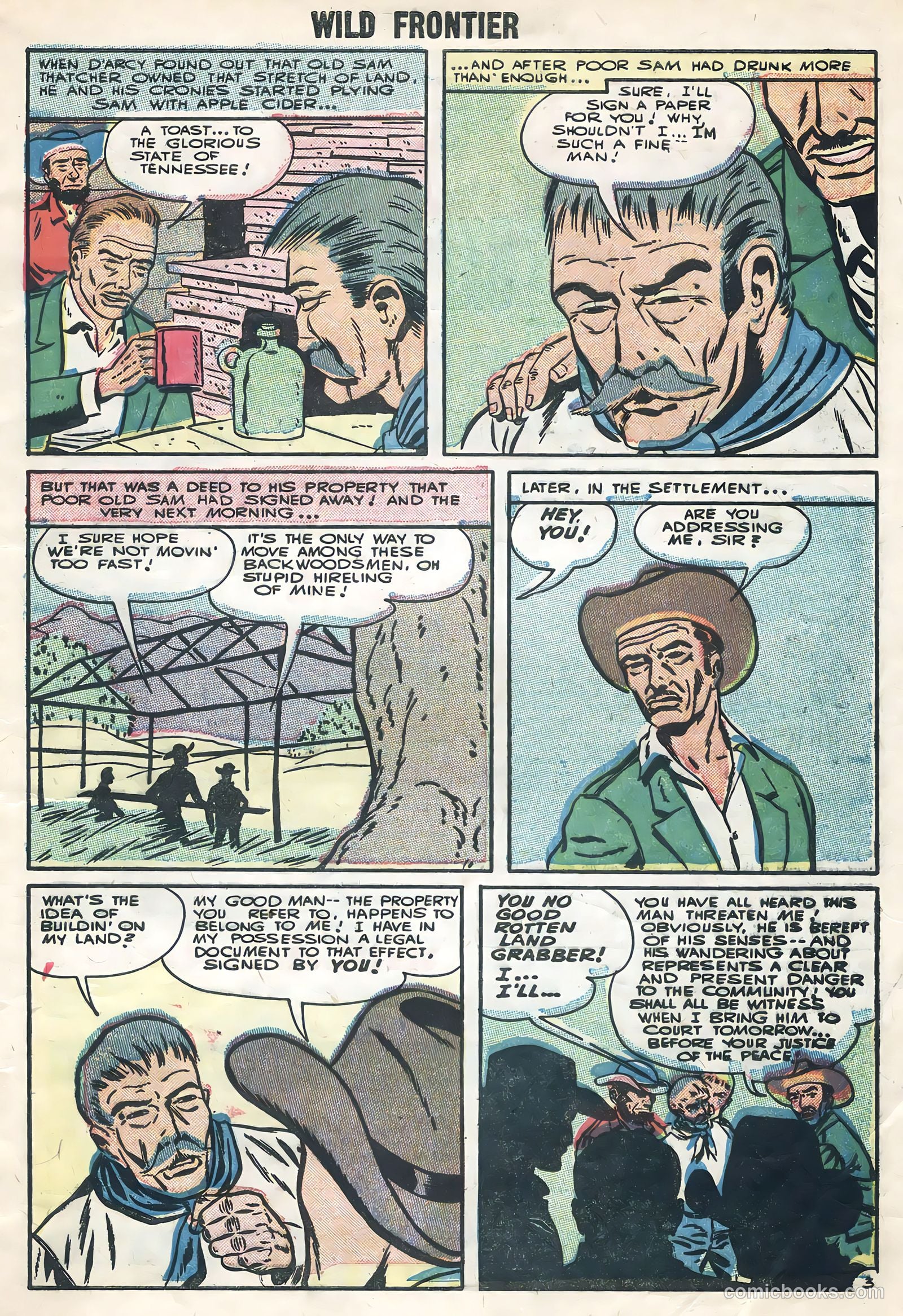 Wild Frontier #4 (1956) — page 5 of 36