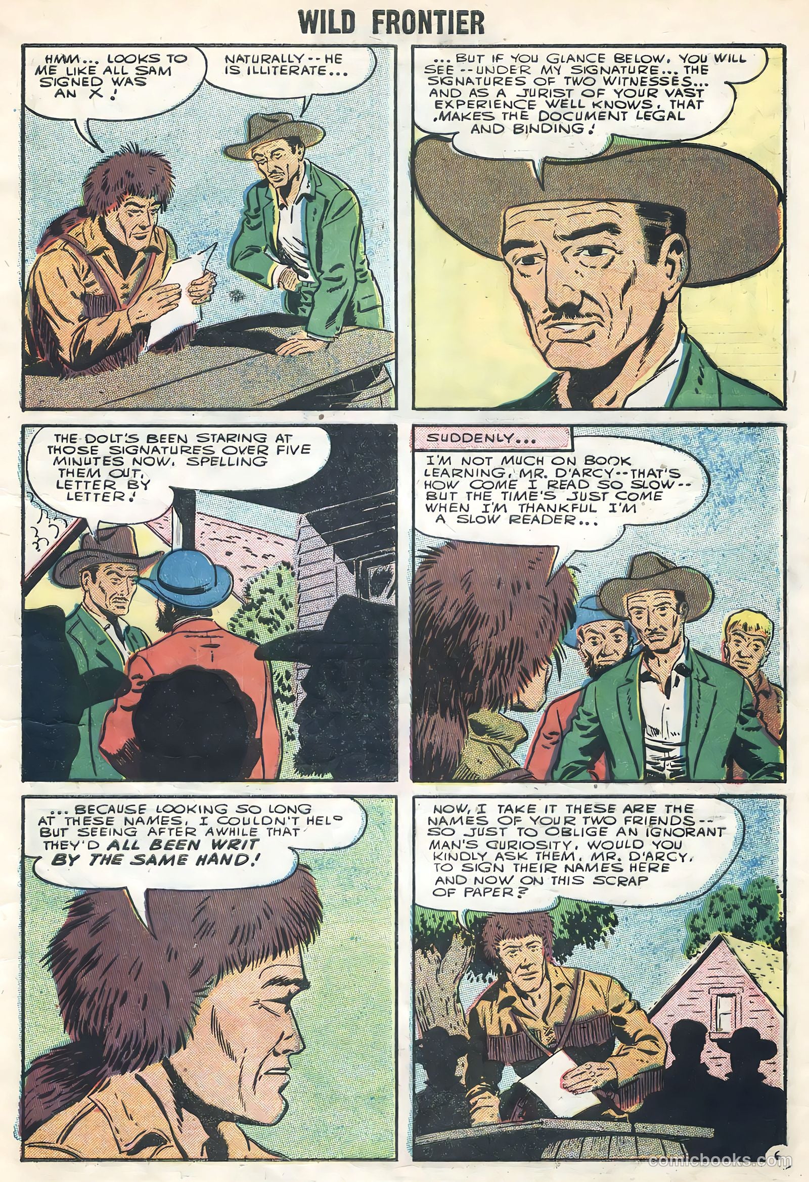 Wild Frontier #4 (1956) — page 9 of 36
