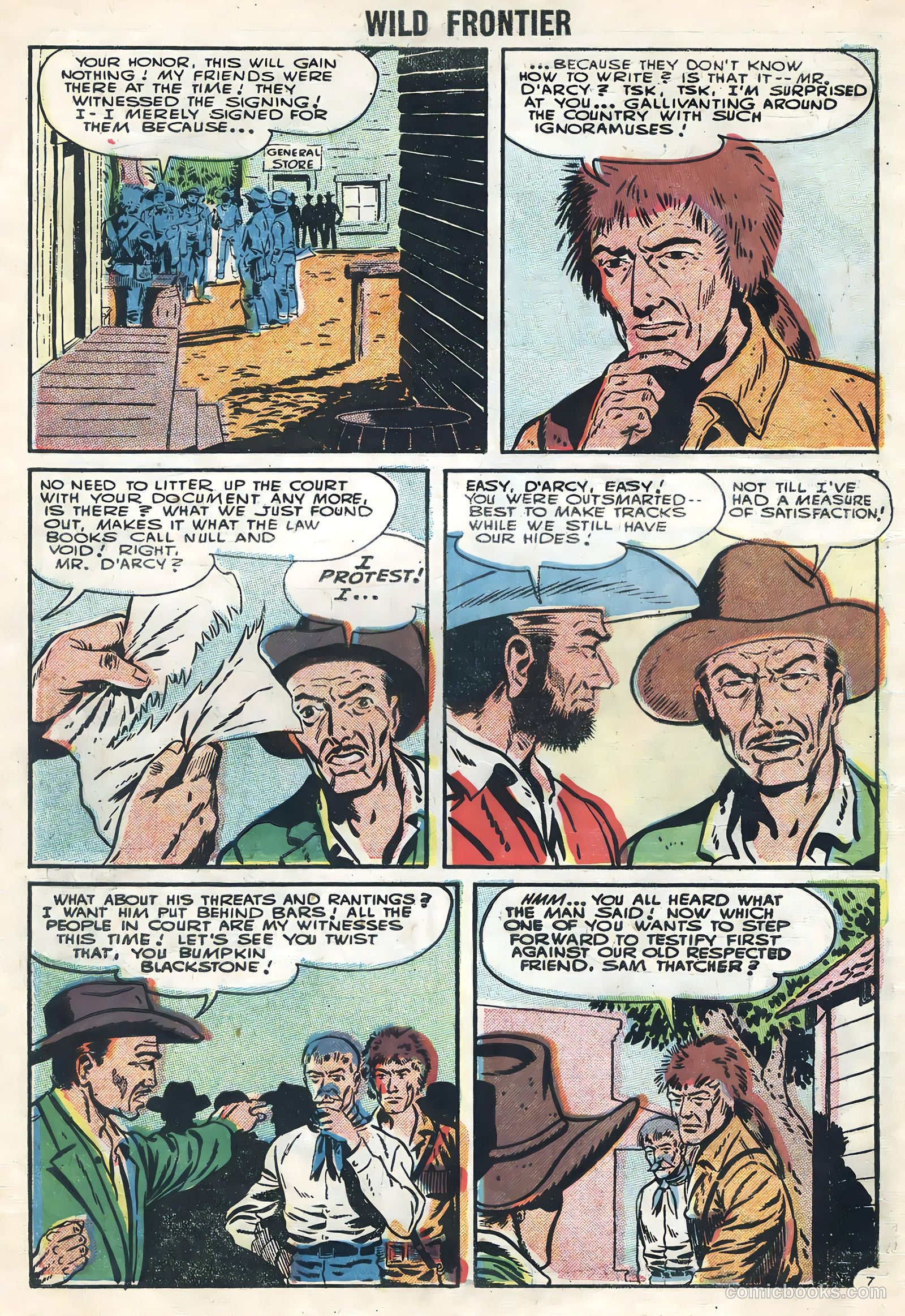 Wild Frontier #4 (1956) — page 10 of 36