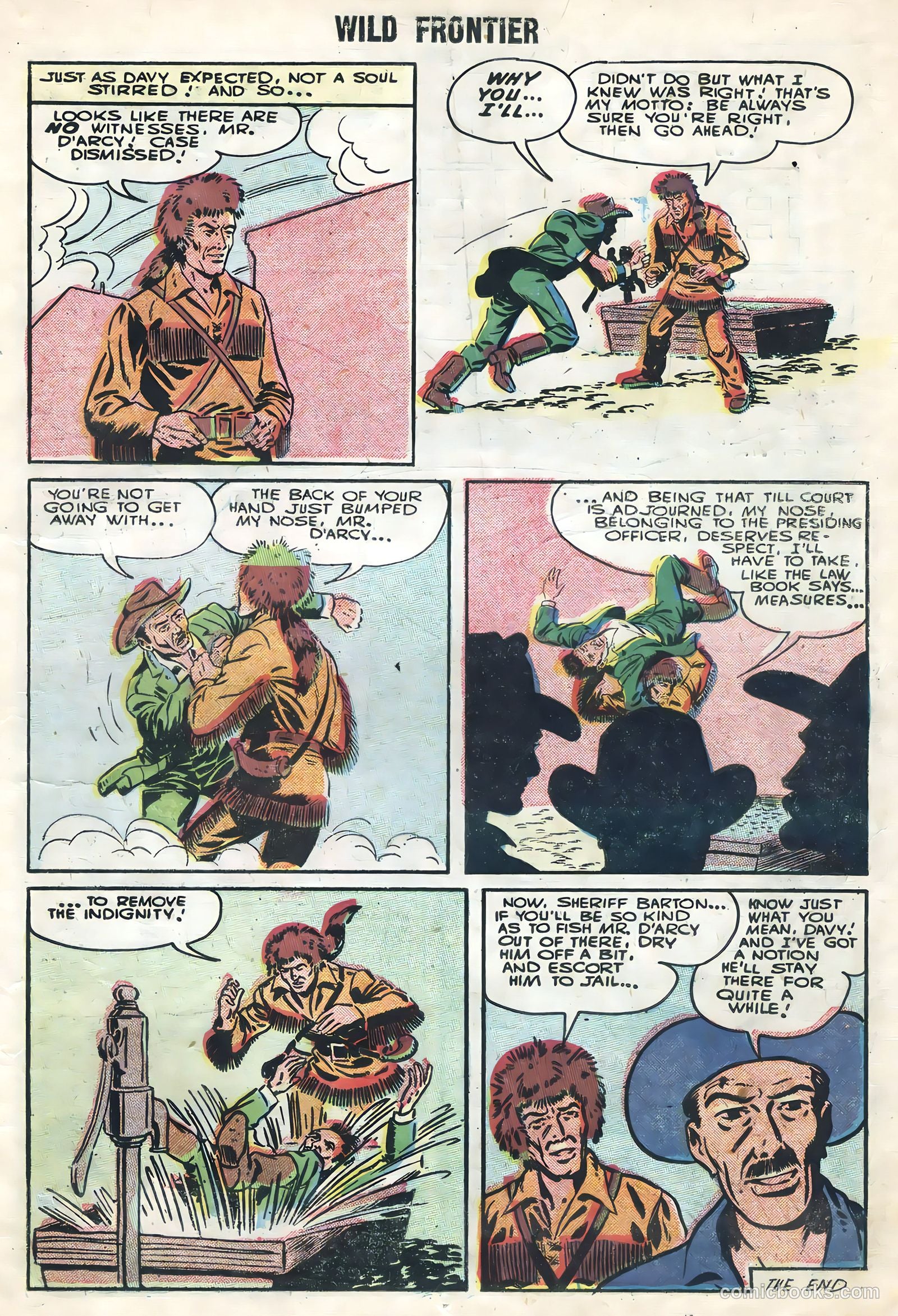 Wild Frontier #4 (1956) — page 11 of 36