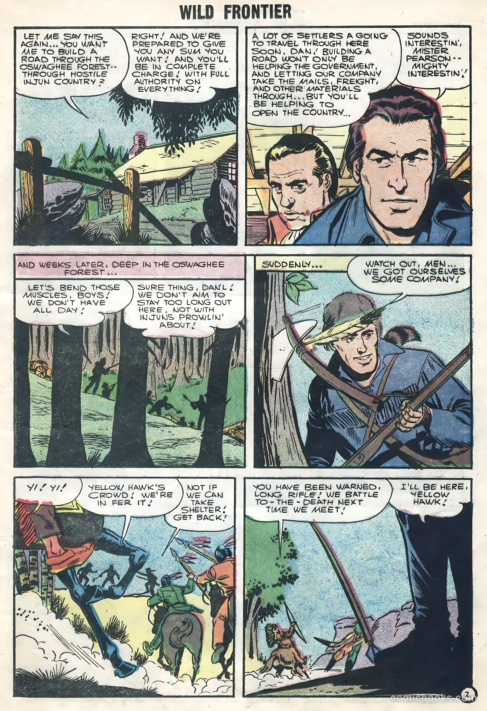 Wild Frontier #4 (1956) — page 13 of 36