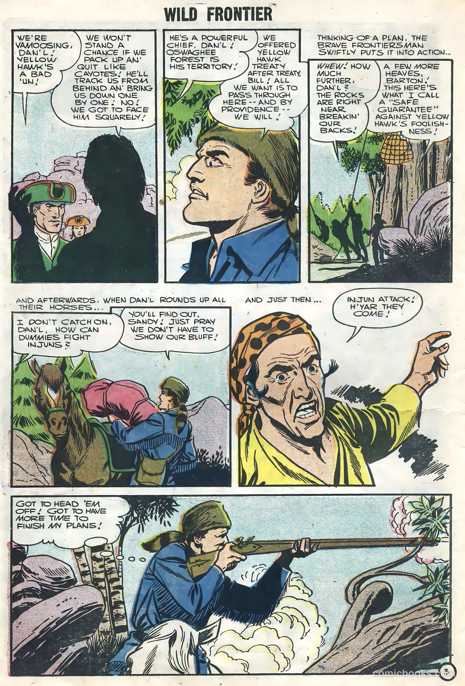 Wild Frontier #4 (1956) — page 14 of 36