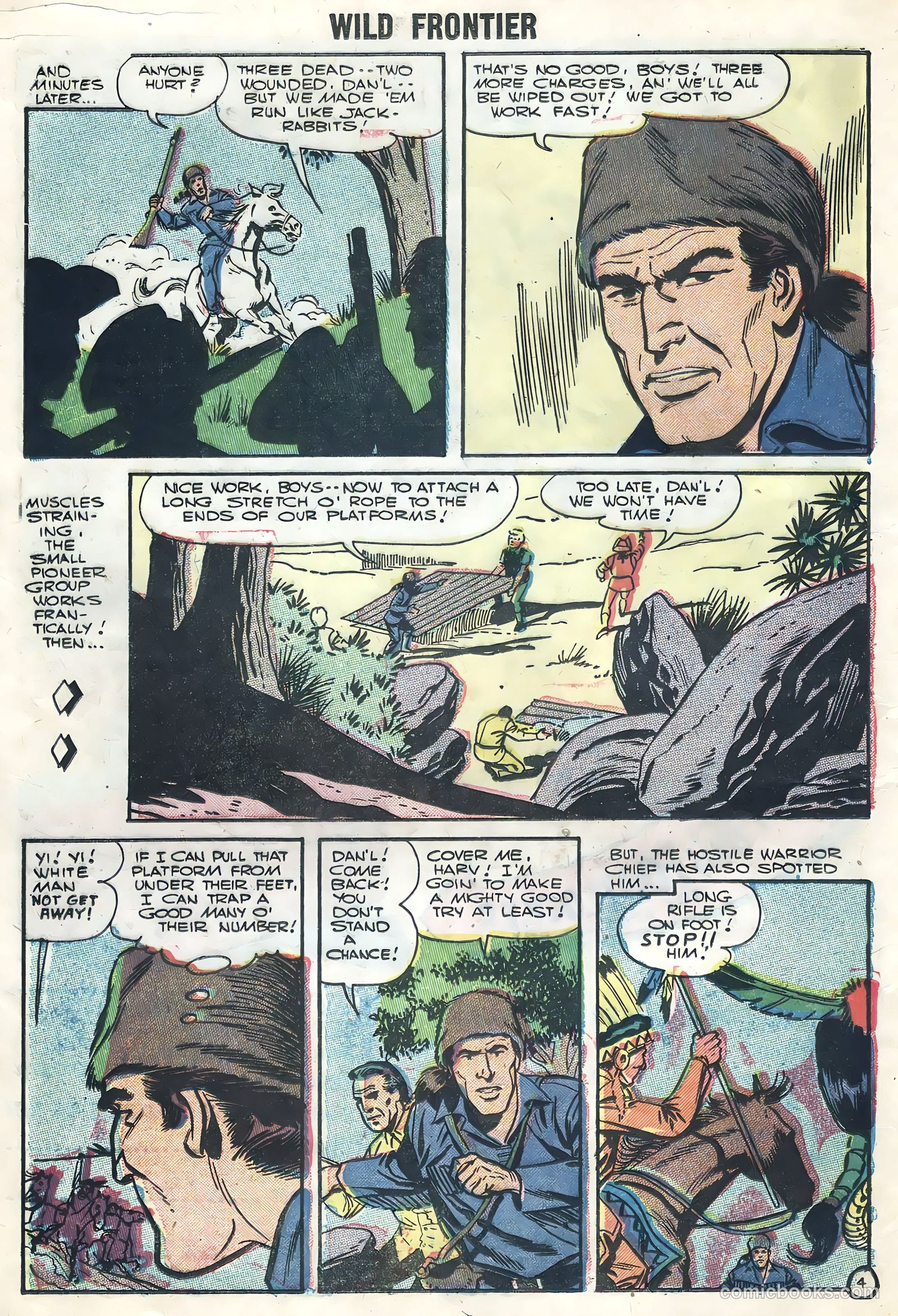 Wild Frontier #4 (1956) — page 16 of 36