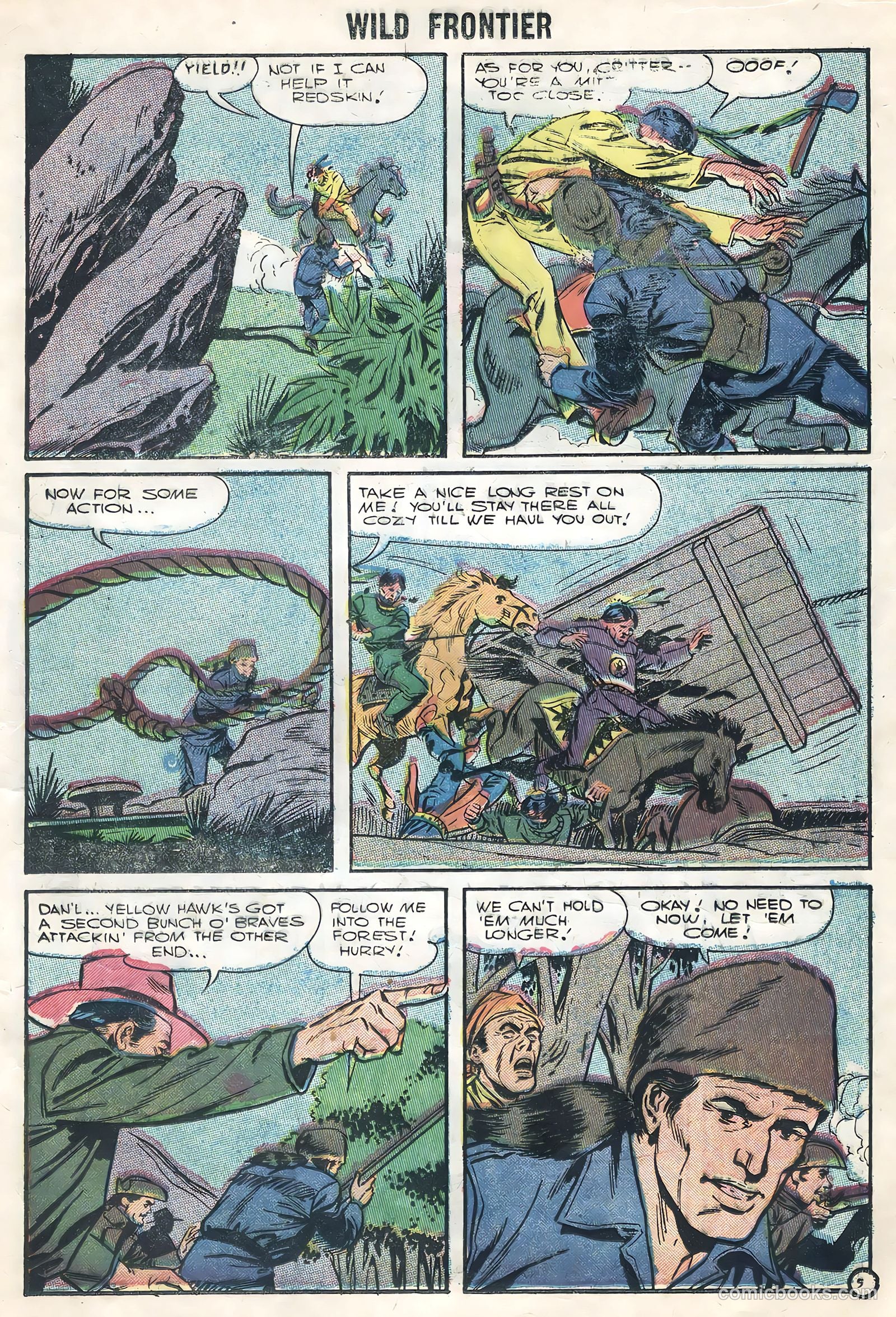 Wild Frontier #4 (1956) — page 17 of 36