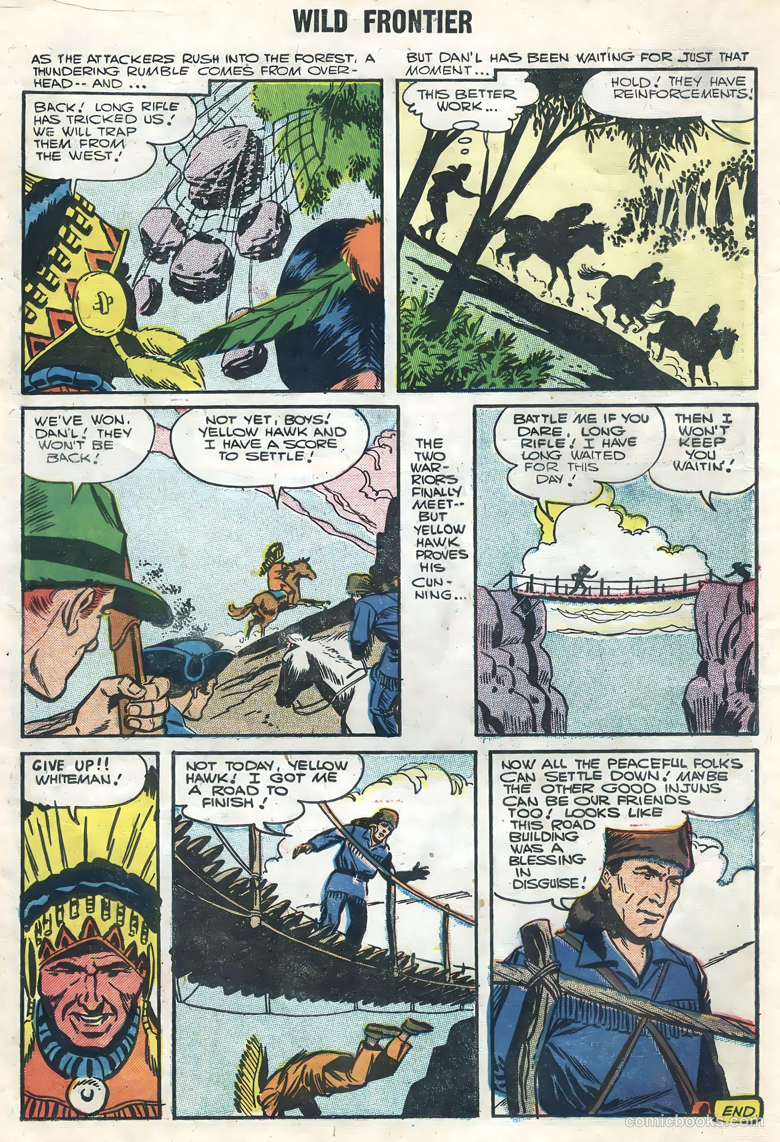 Wild Frontier #4 (1956) — page 18 of 36