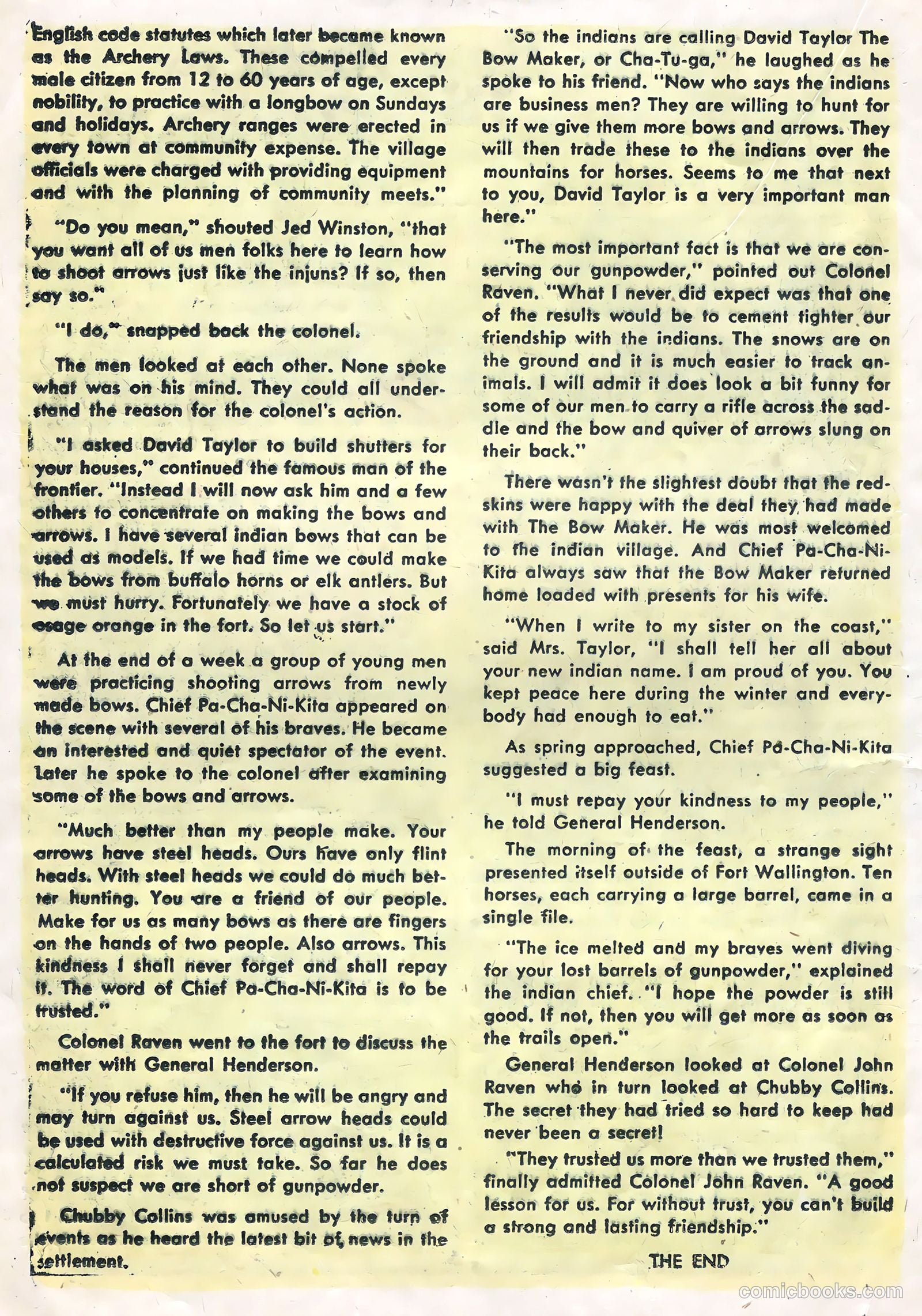 Wild Frontier #4 (1956) — page 20 of 36