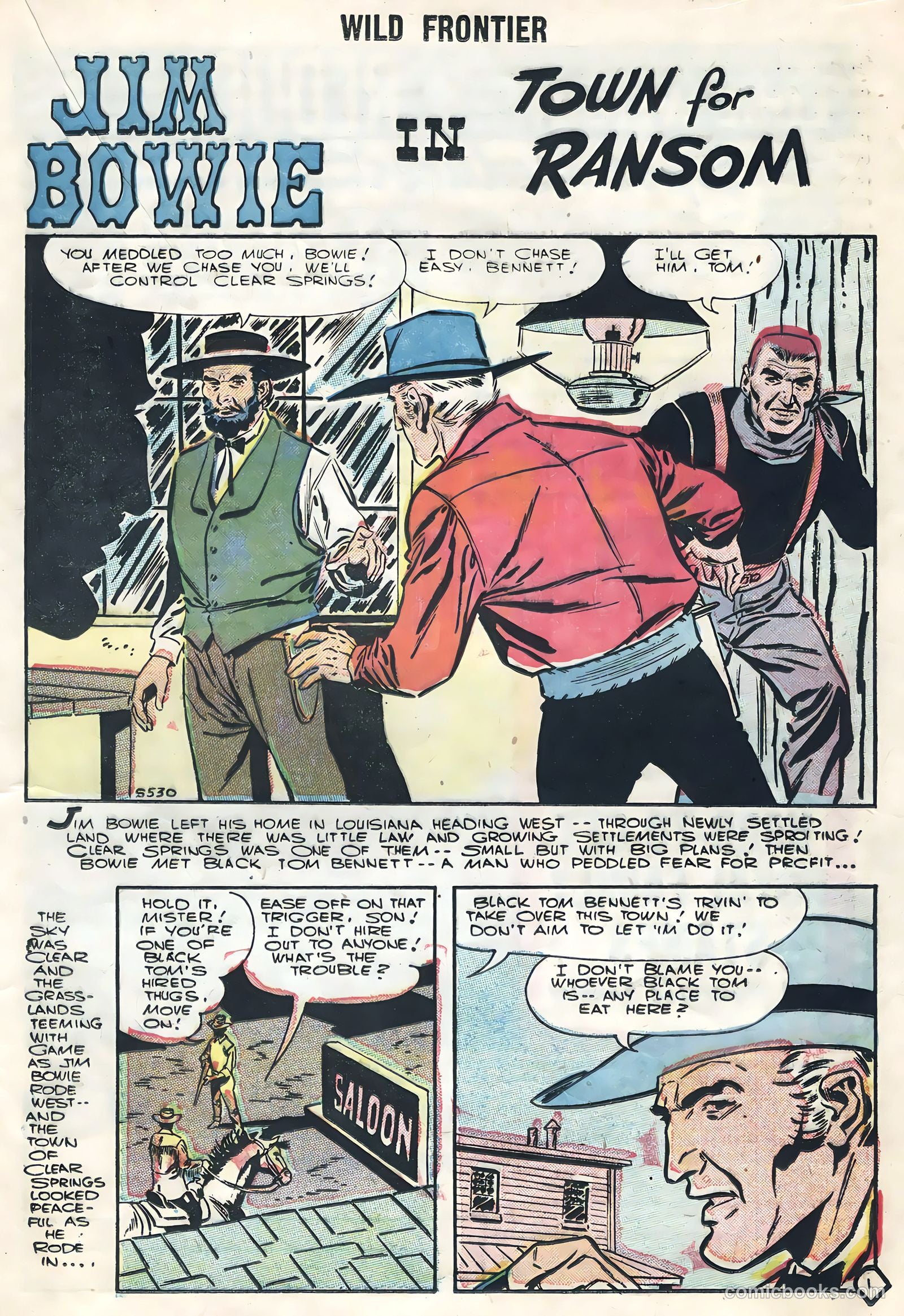 Wild Frontier #4 (1956) — page 21 of 36