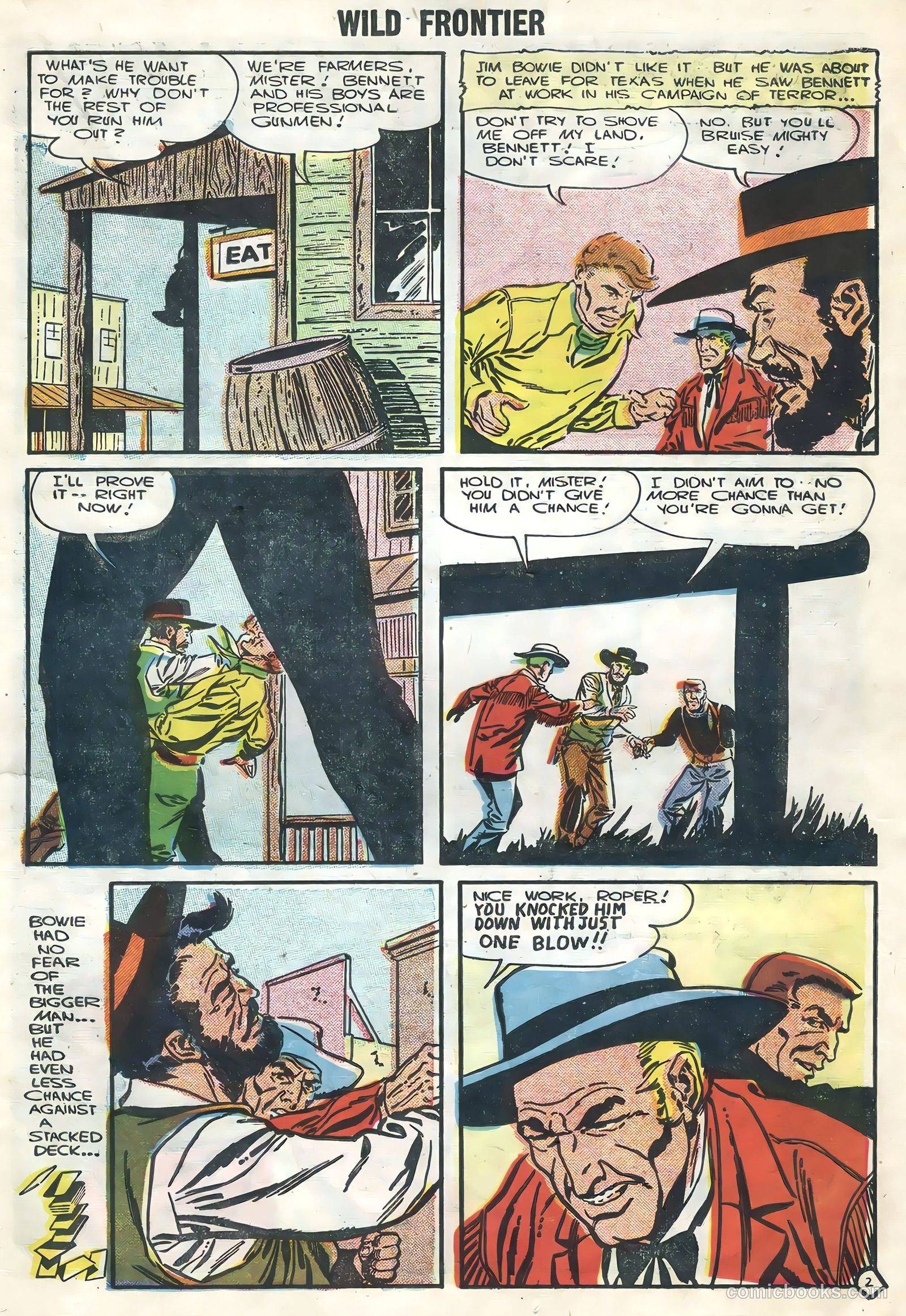 Wild Frontier #4 (1956) — page 23 of 36
