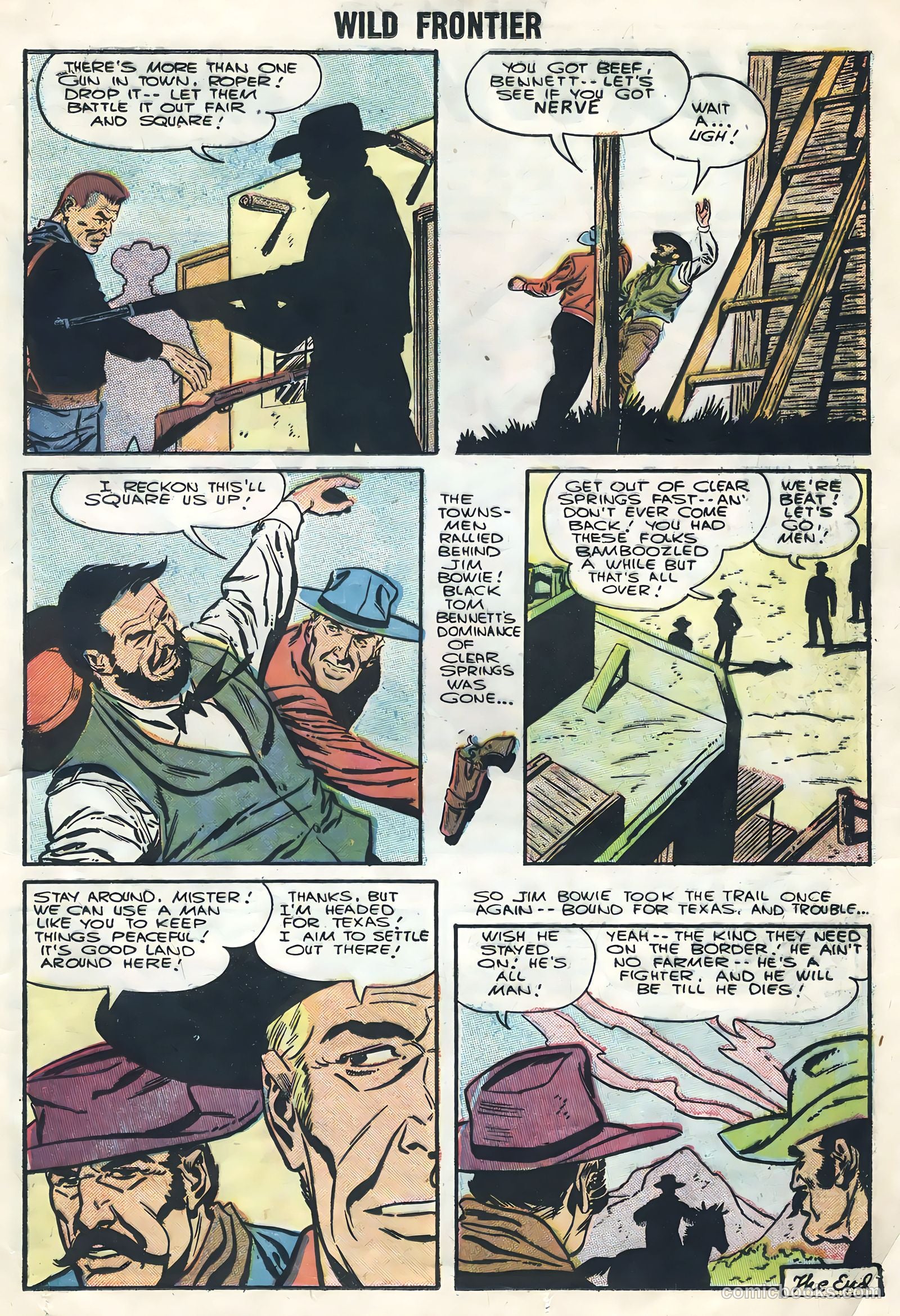 Wild Frontier #4 (1956) — page 25 of 36