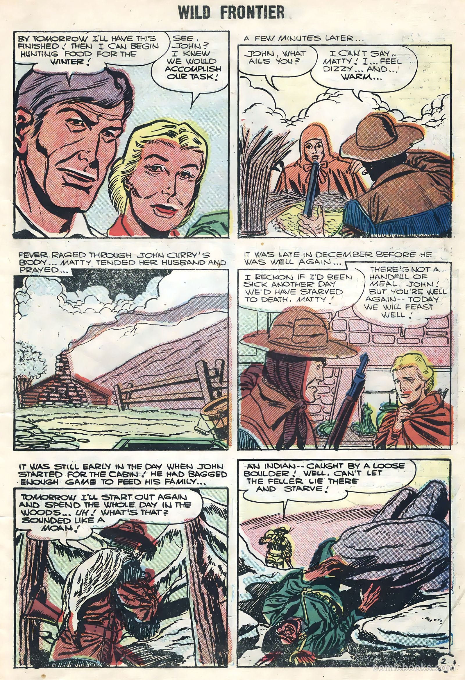 Wild Frontier #4 (1956) — page 27 of 36