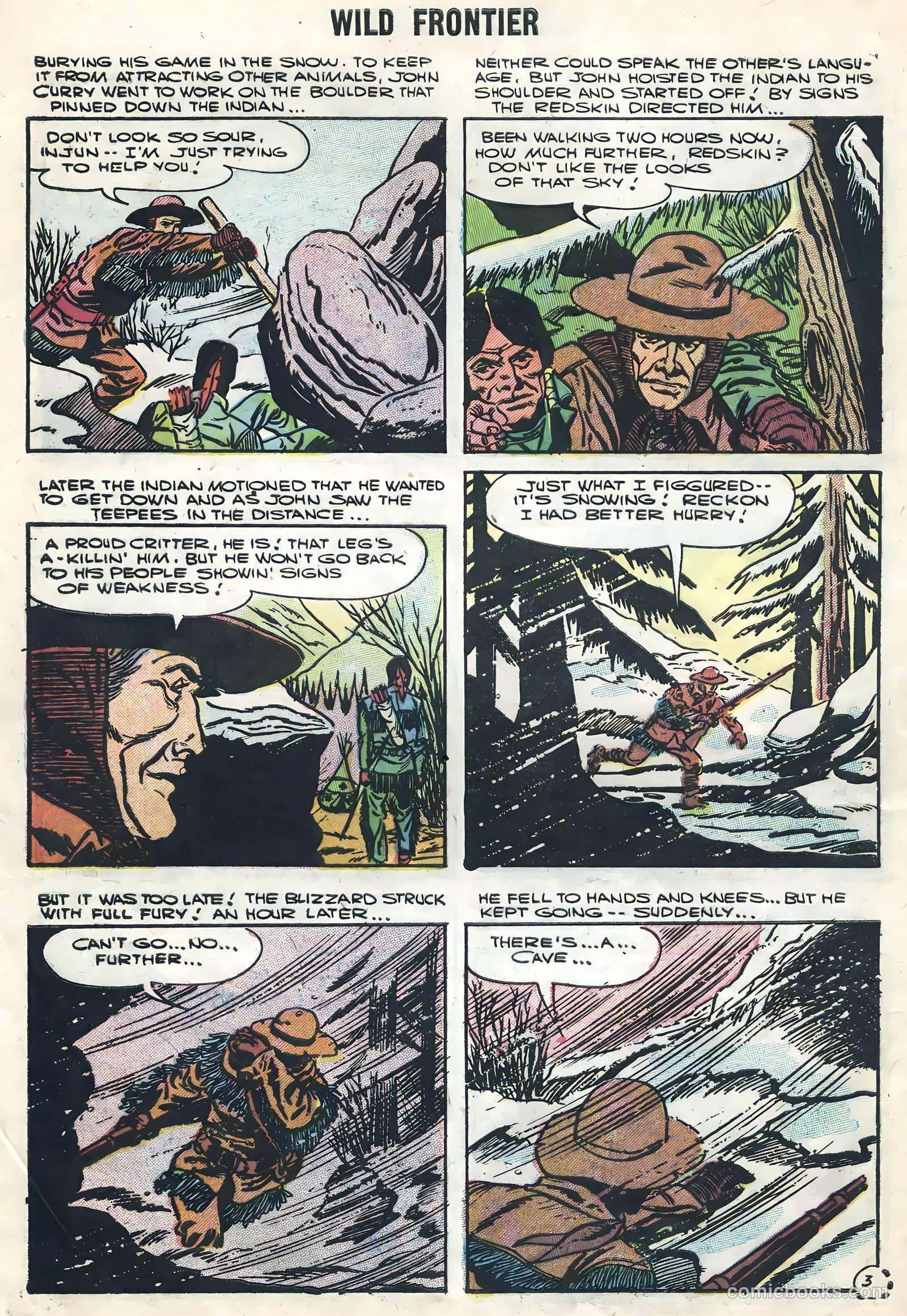 Wild Frontier #4 (1956) — page 28 of 36
