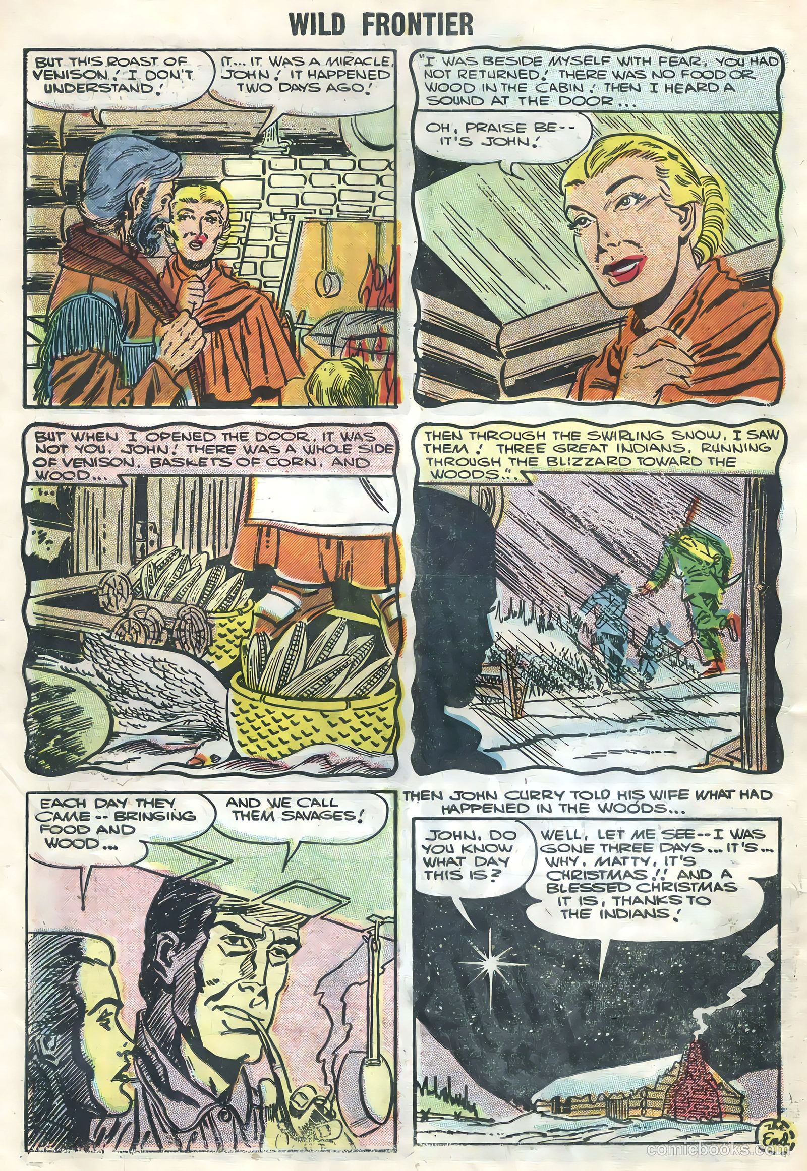 Wild Frontier #4 (1956) — page 30 of 36