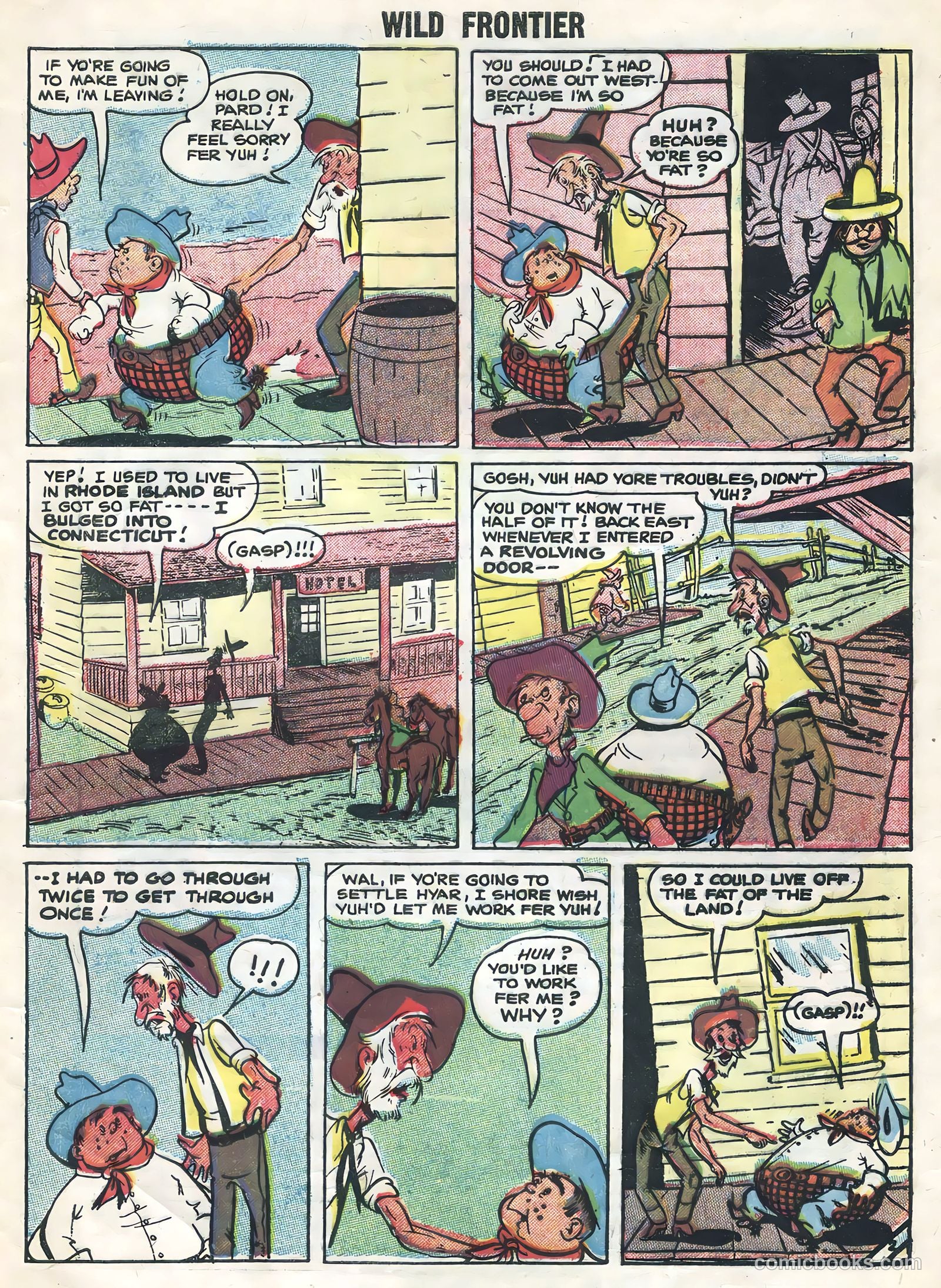 Wild Frontier #4 (1956) — page 33 of 36