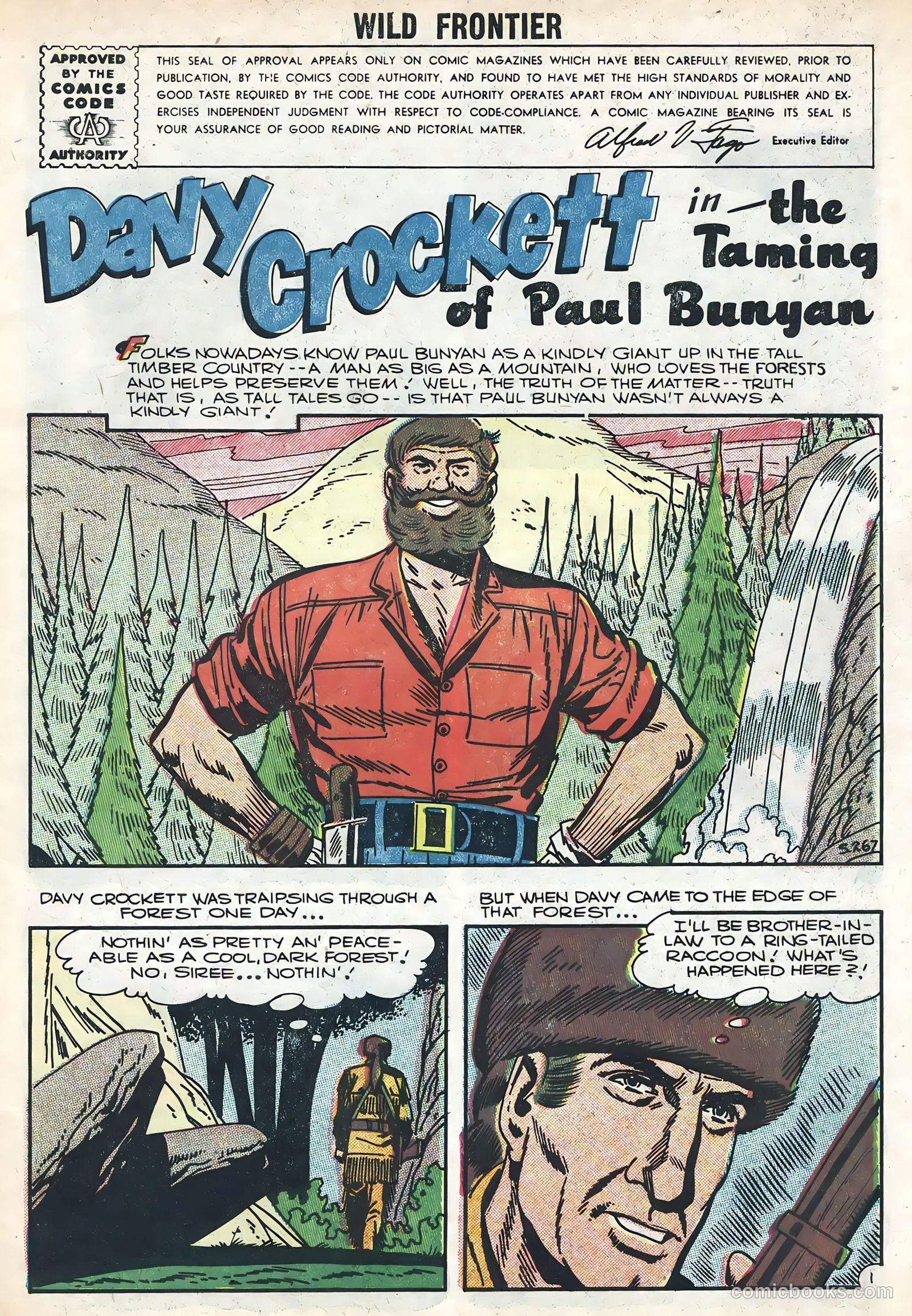 Wild Frontier #5 (1956) — page 3 of 36