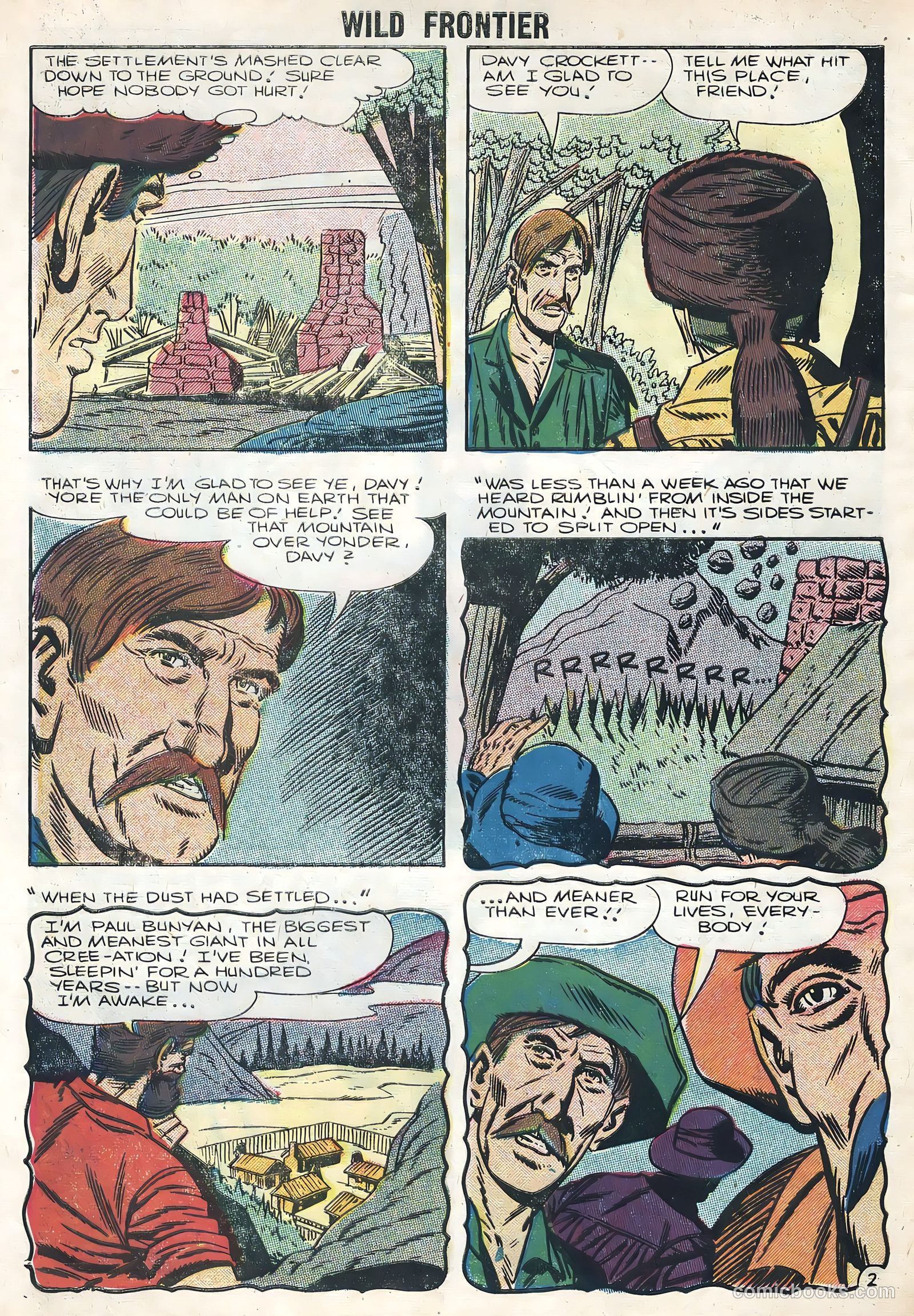 Wild Frontier #5 (1956) — page 4 of 36