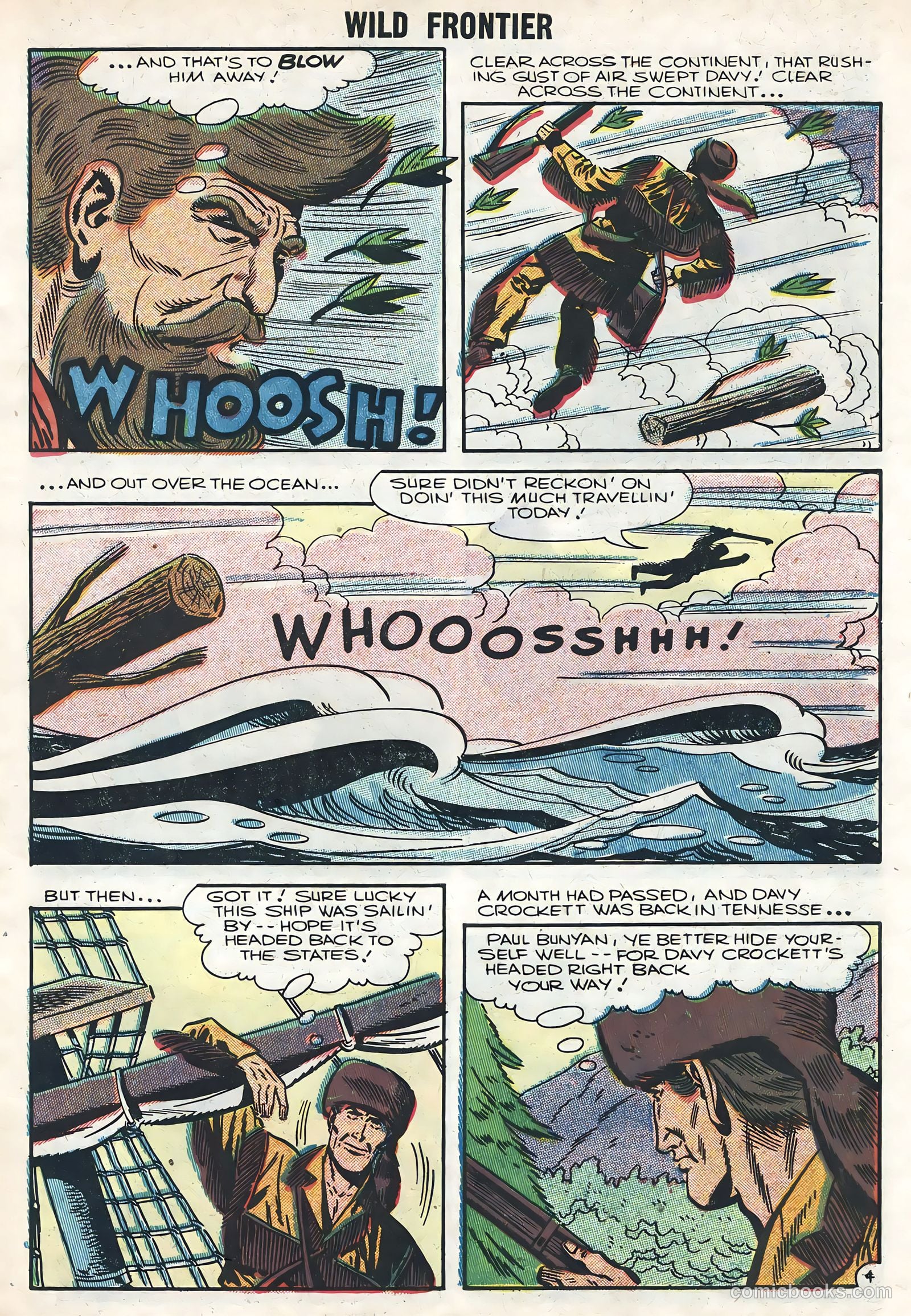 Wild Frontier #5 (1956) — page 7 of 36