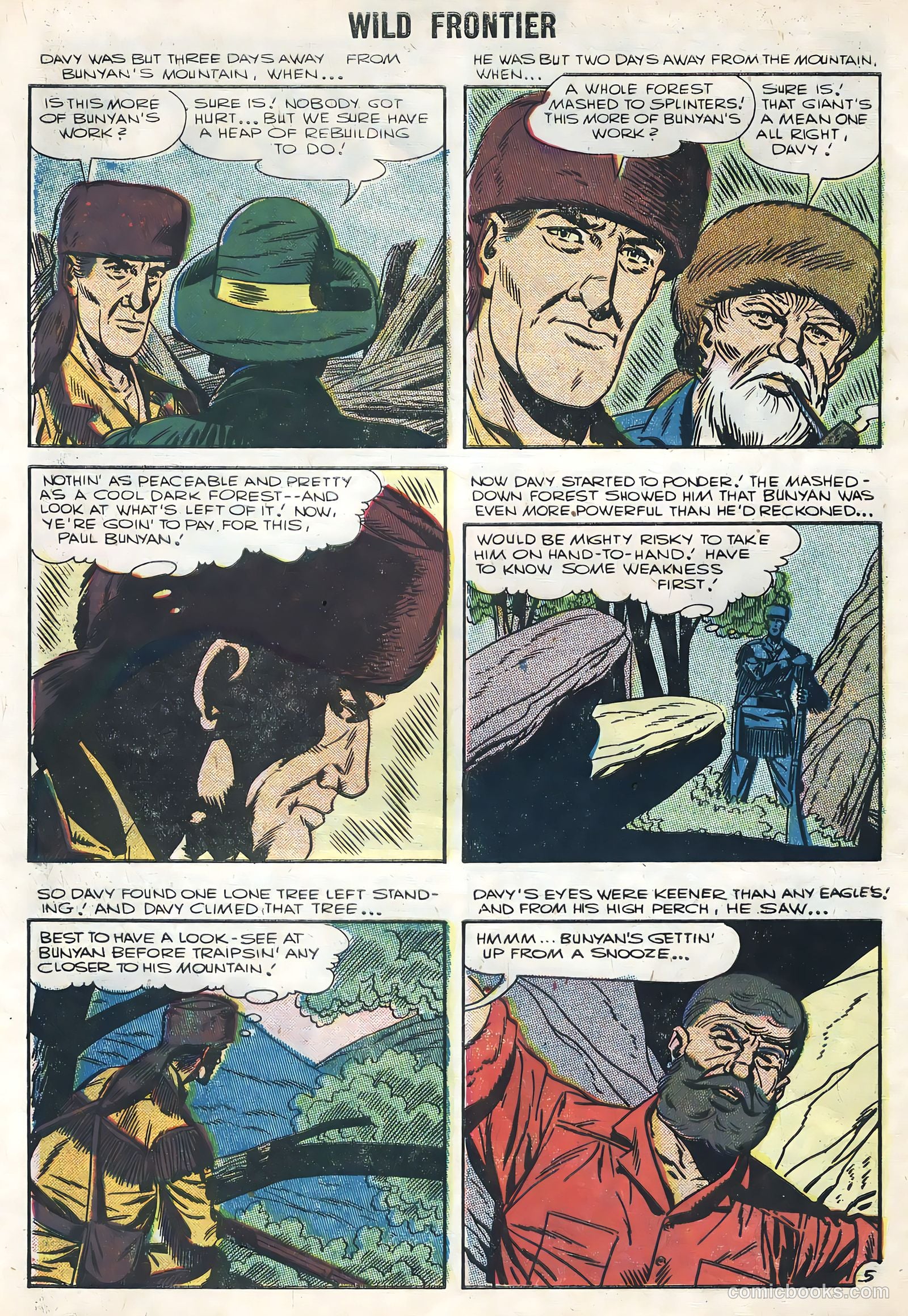 Wild Frontier #5 (1956) — page 8 of 36