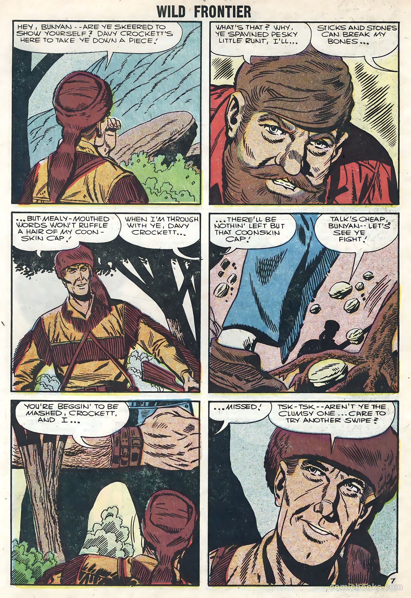 Wild Frontier #5 (1956) — page 10 of 36