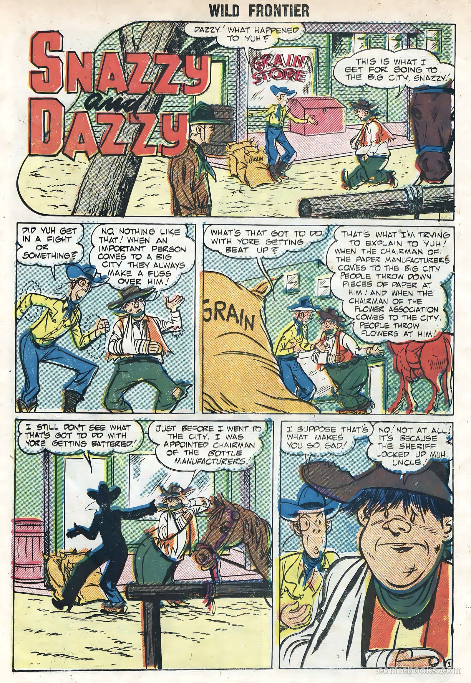 Wild Frontier #5 (1956) — page 13 of 36
