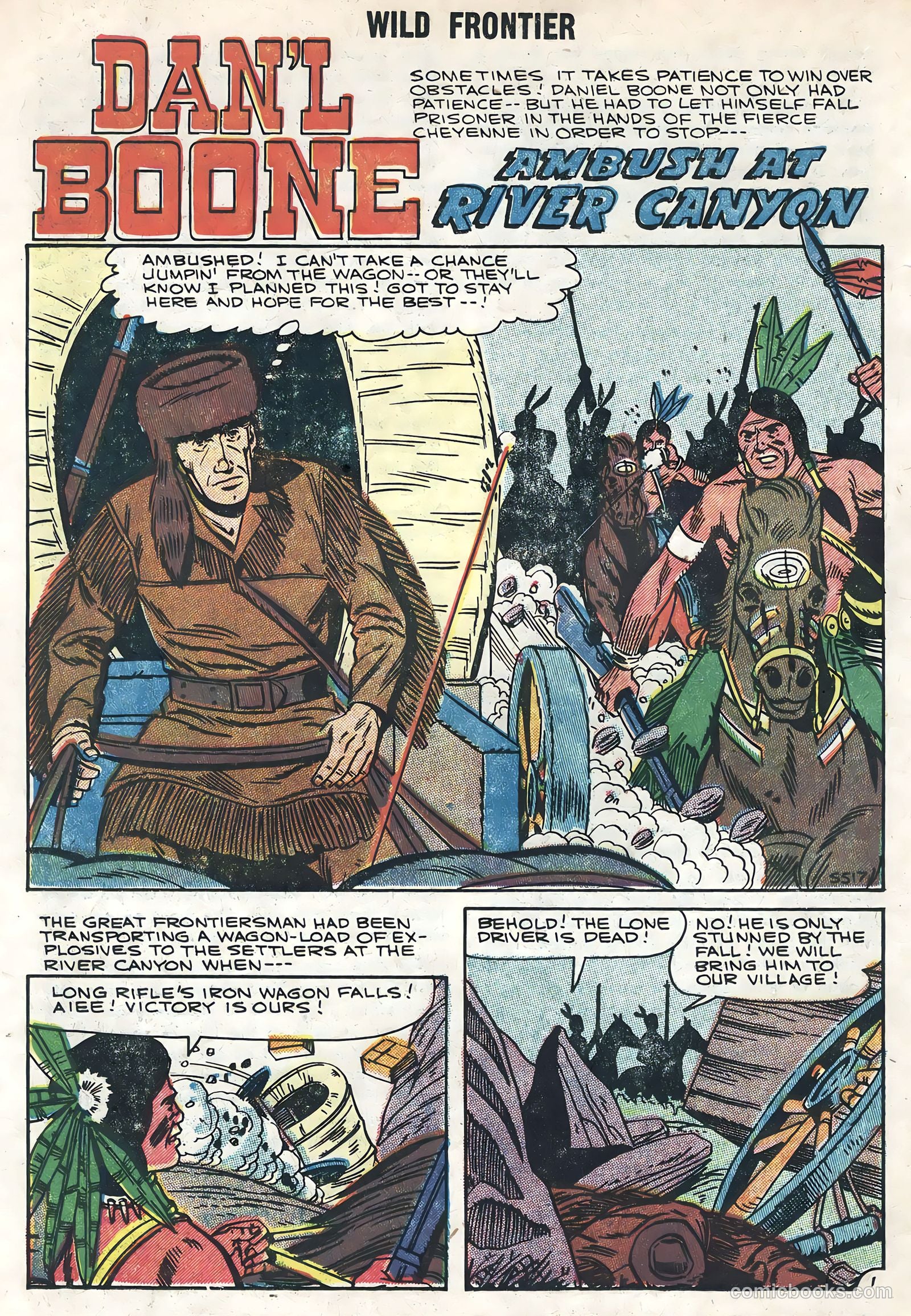 Wild Frontier #5 (1956) — page 18 of 36