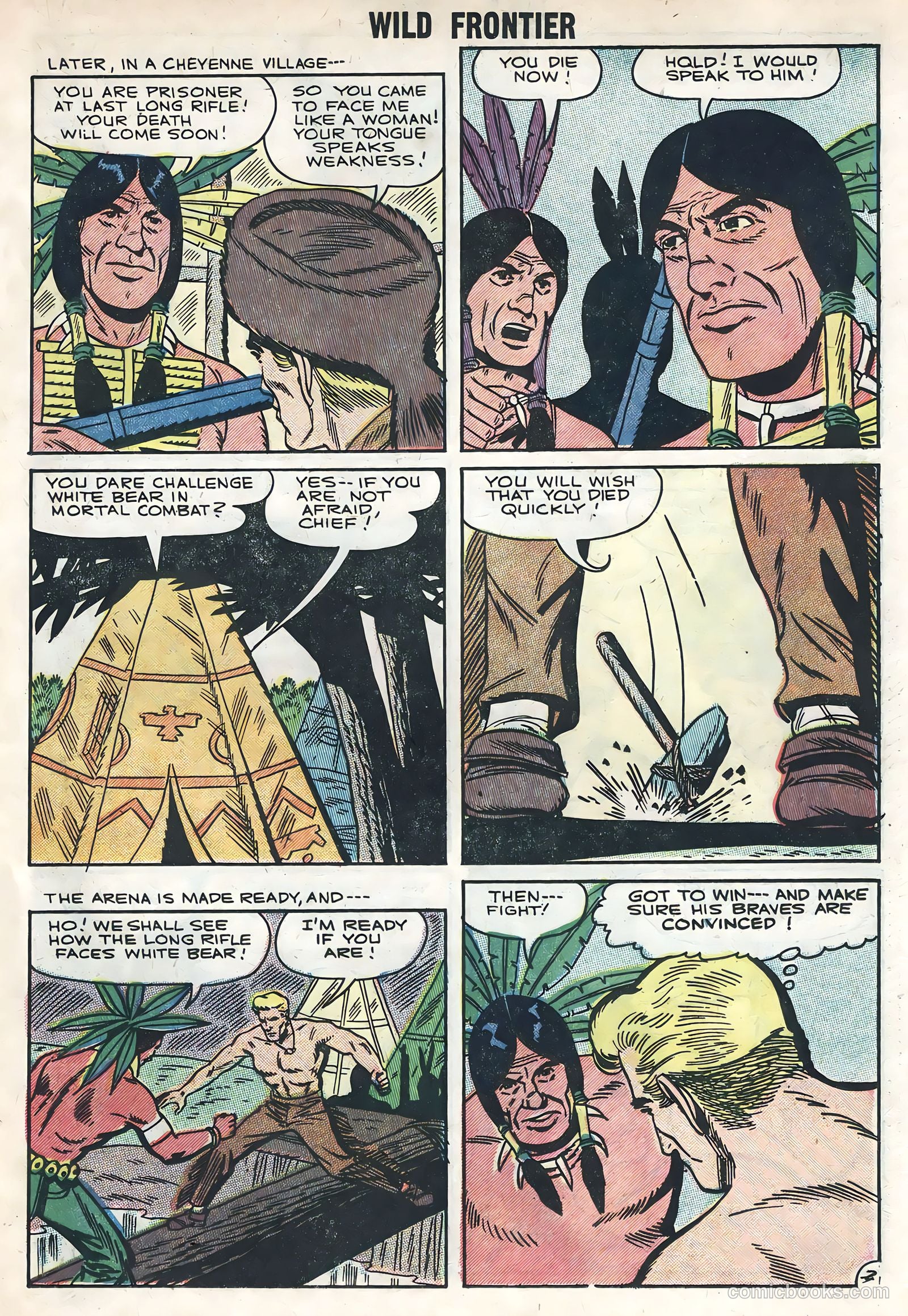 Wild Frontier #5 (1956) — page 19 of 36