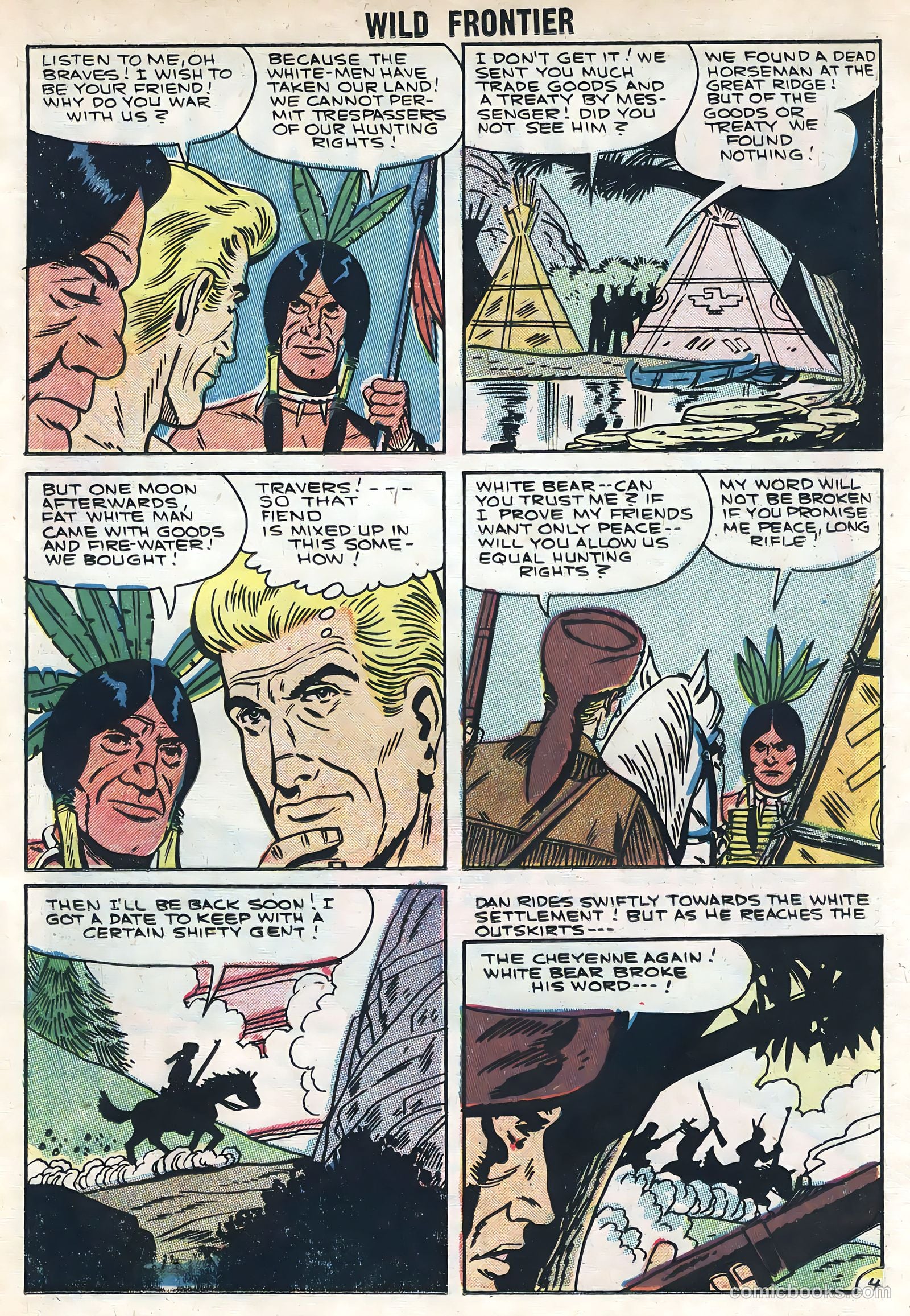 Wild Frontier #5 (1956) — page 21 of 36
