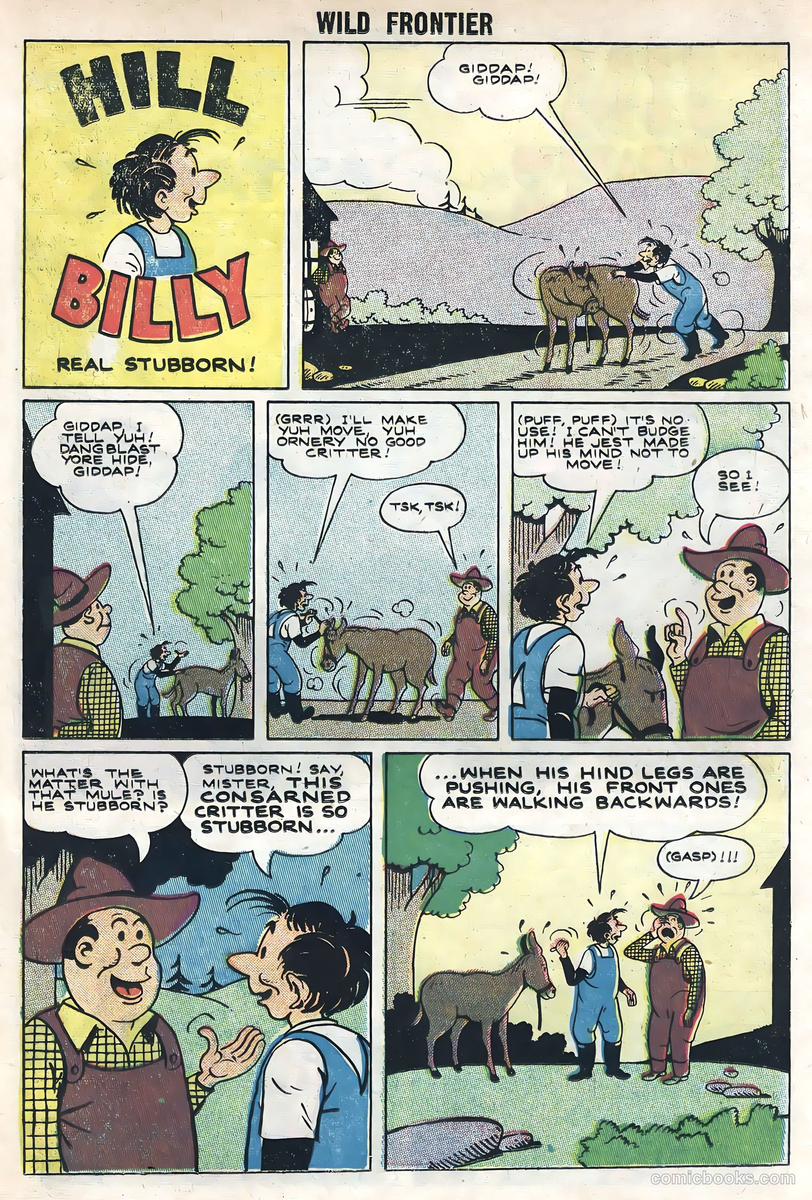 Wild Frontier #5 (1956) — page 25 of 36
