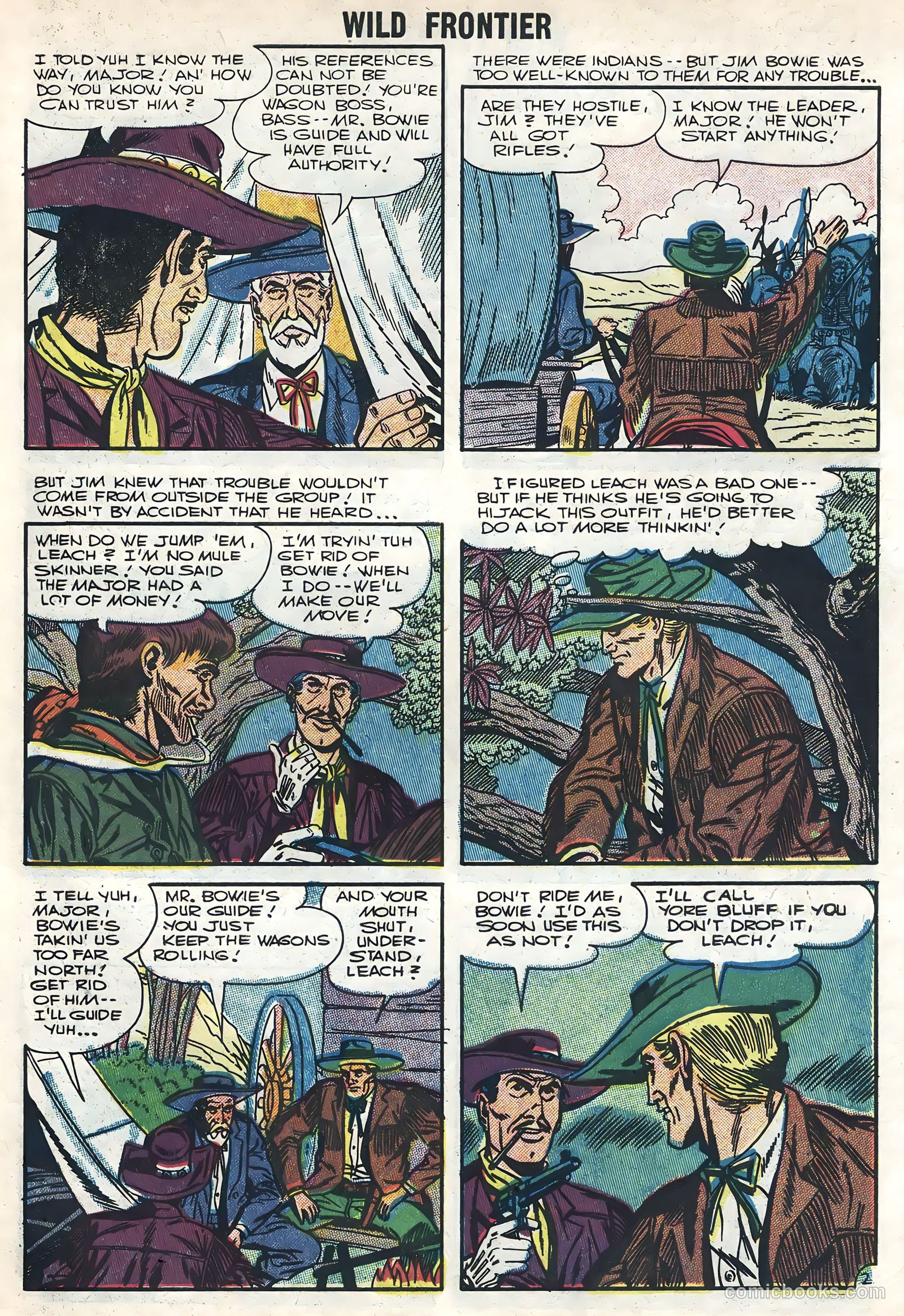 Wild Frontier #5 (1956) — page 27 of 36