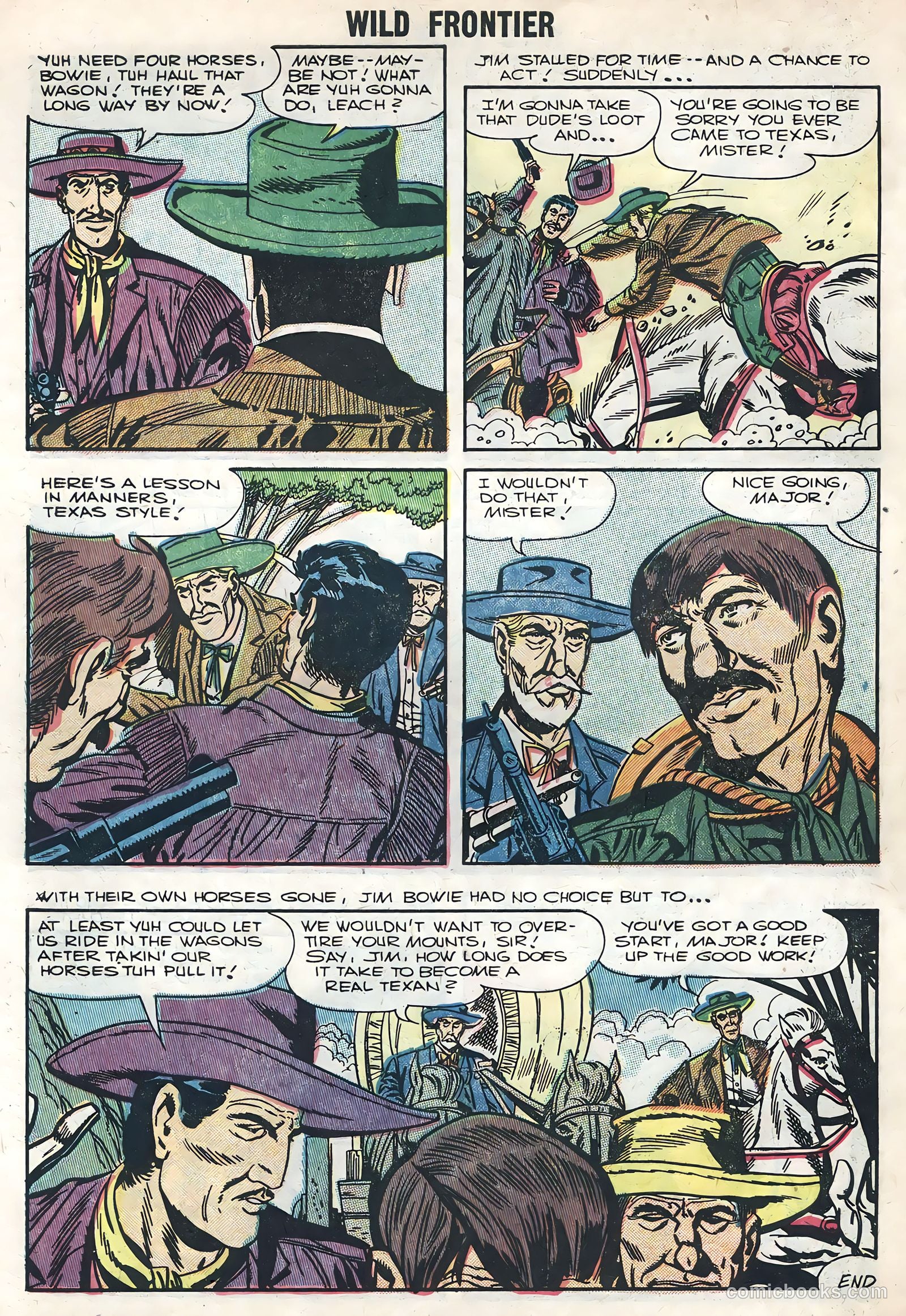 Wild Frontier #5 (1956) — page 30 of 36