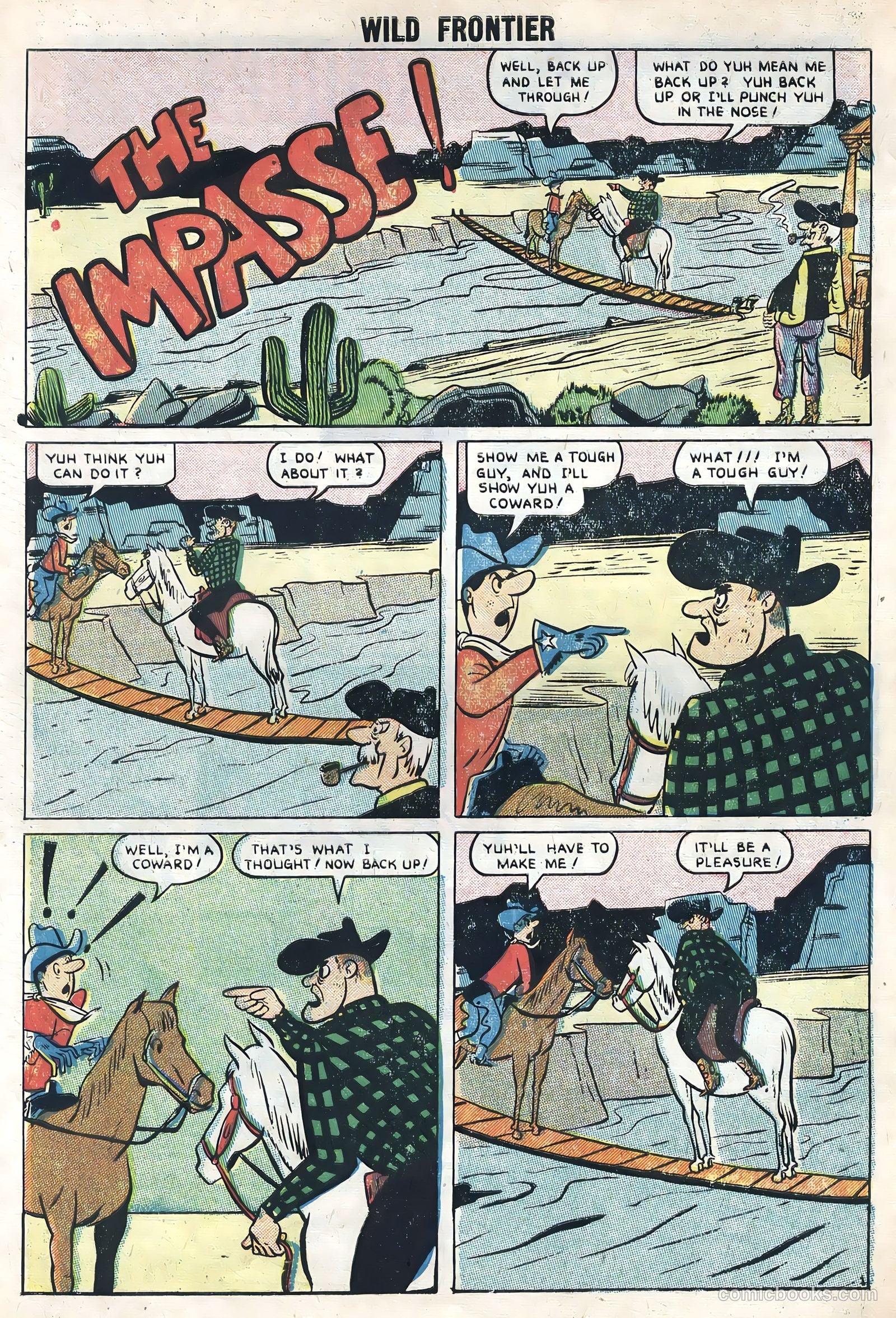 Wild Frontier #5 (1956) — page 32 of 36