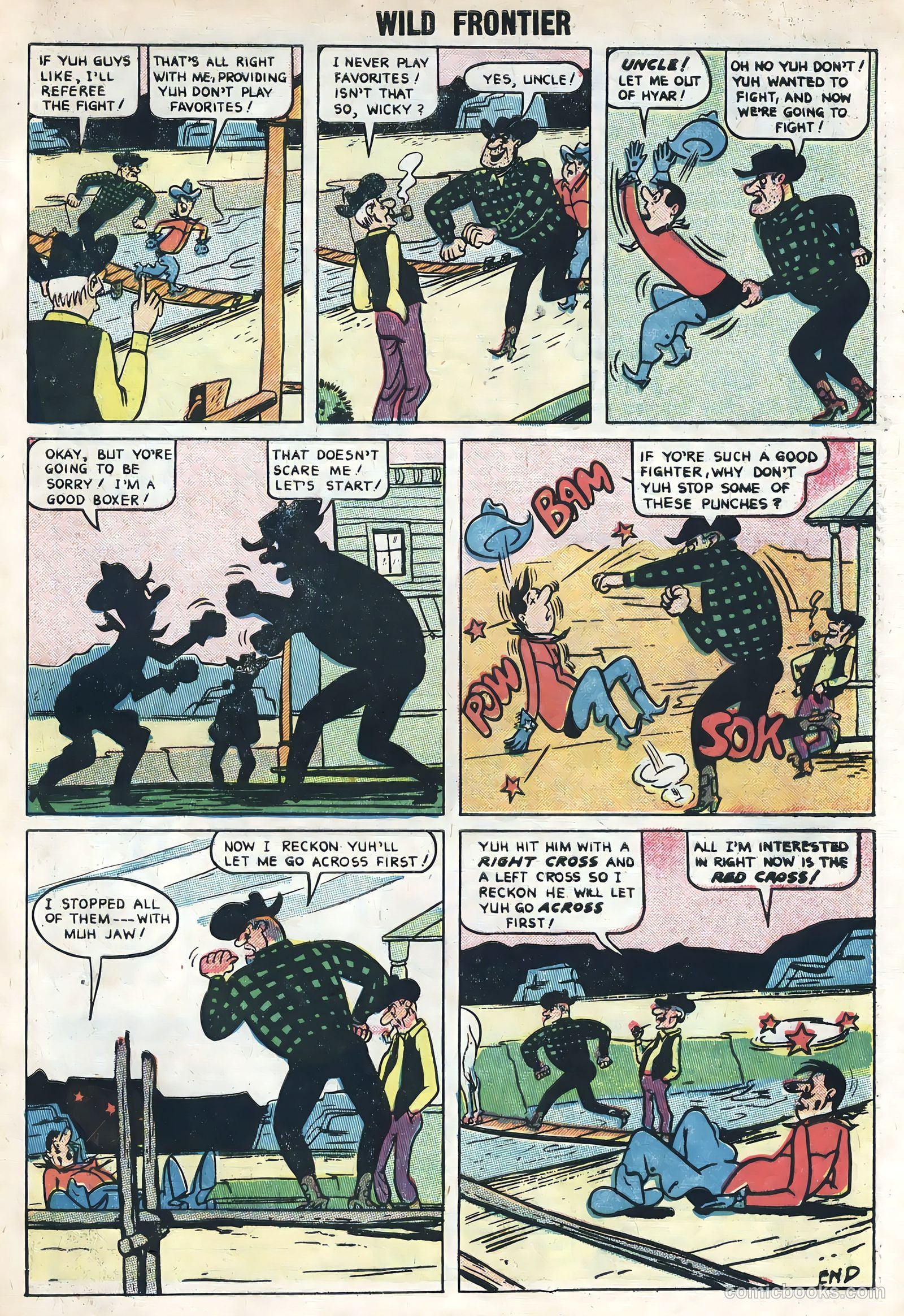 Wild Frontier #5 (1956) — page 33 of 36