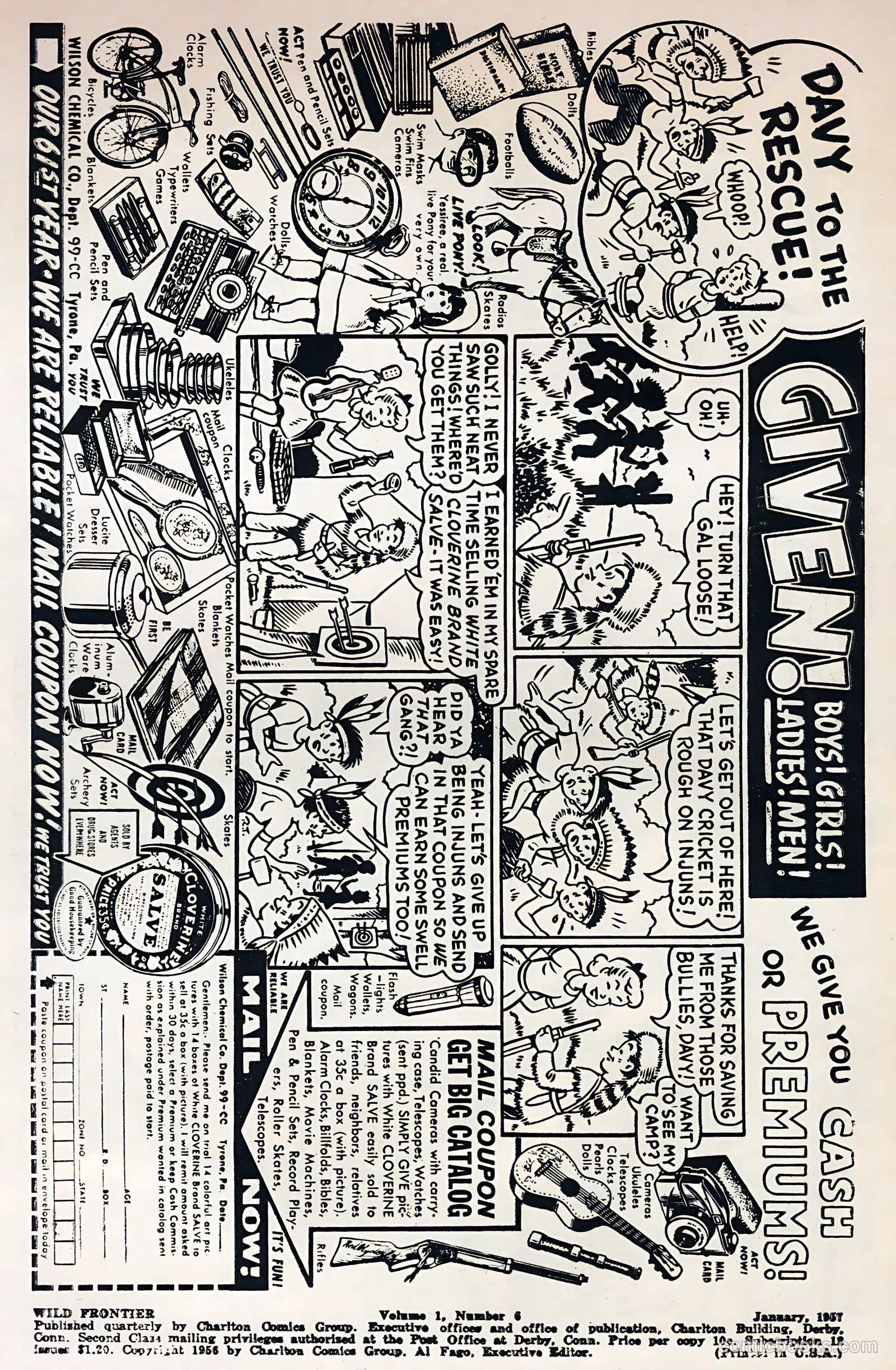 Wild Frontier #6 (1957) — page 2 of 36