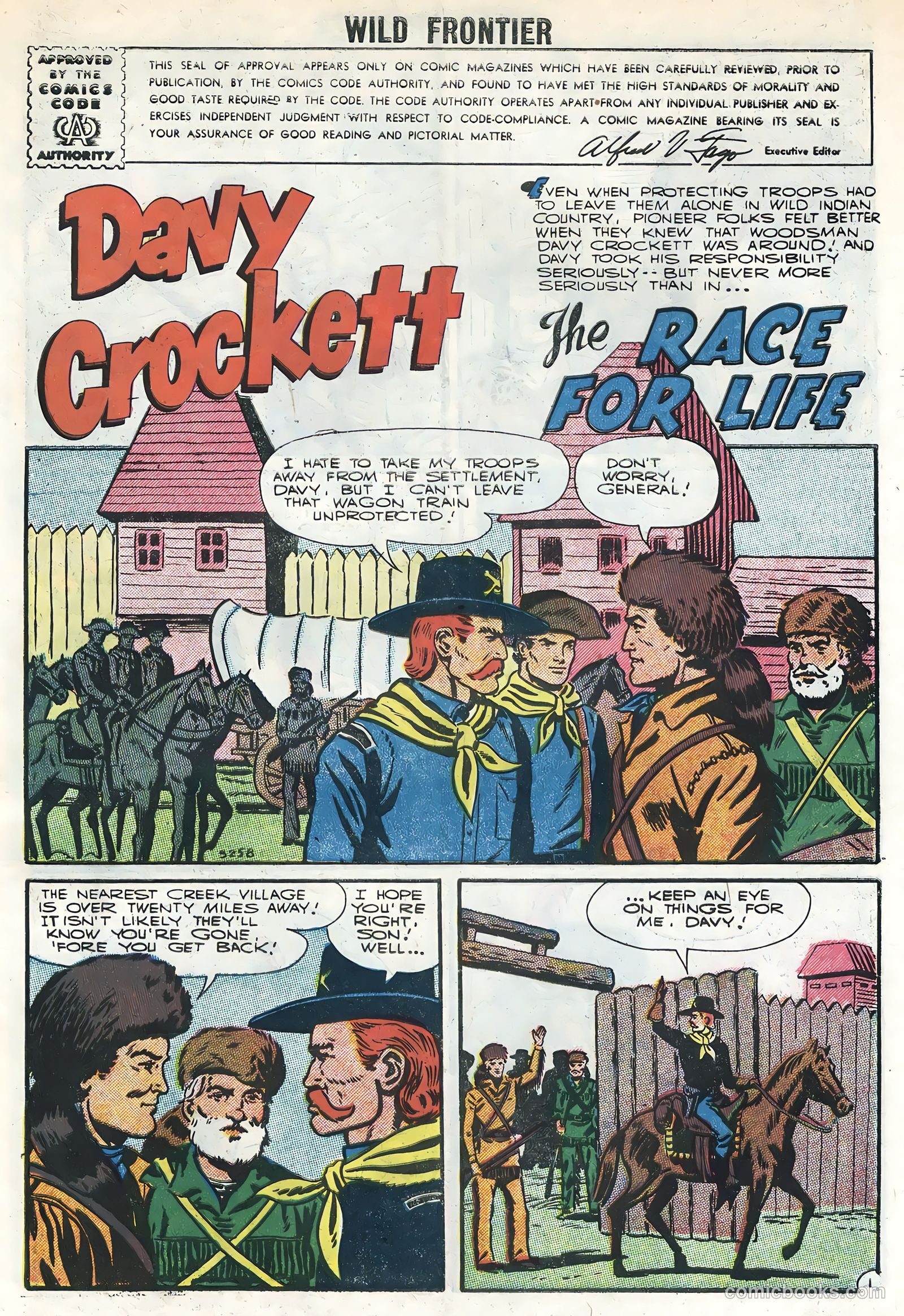 Wild Frontier #6 (1957) — page 3 of 36