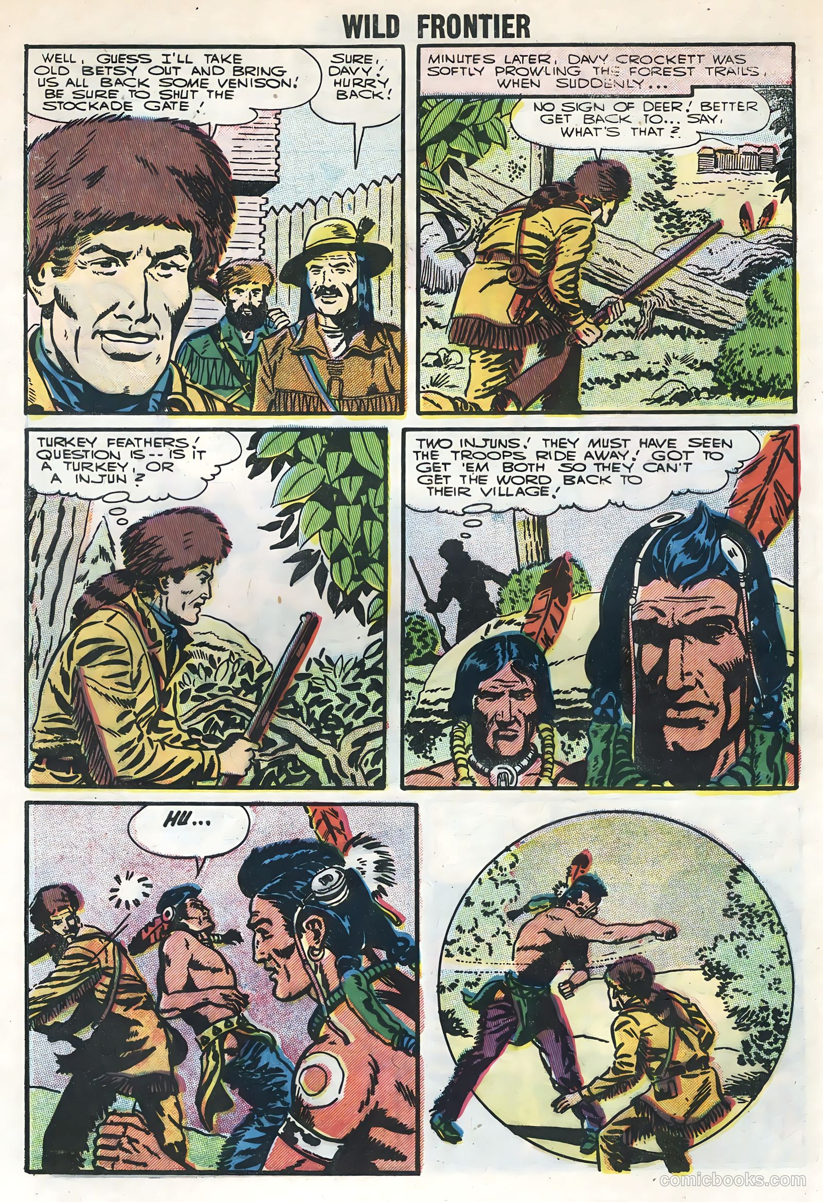 Wild Frontier #6 (1957) — page 4 of 36