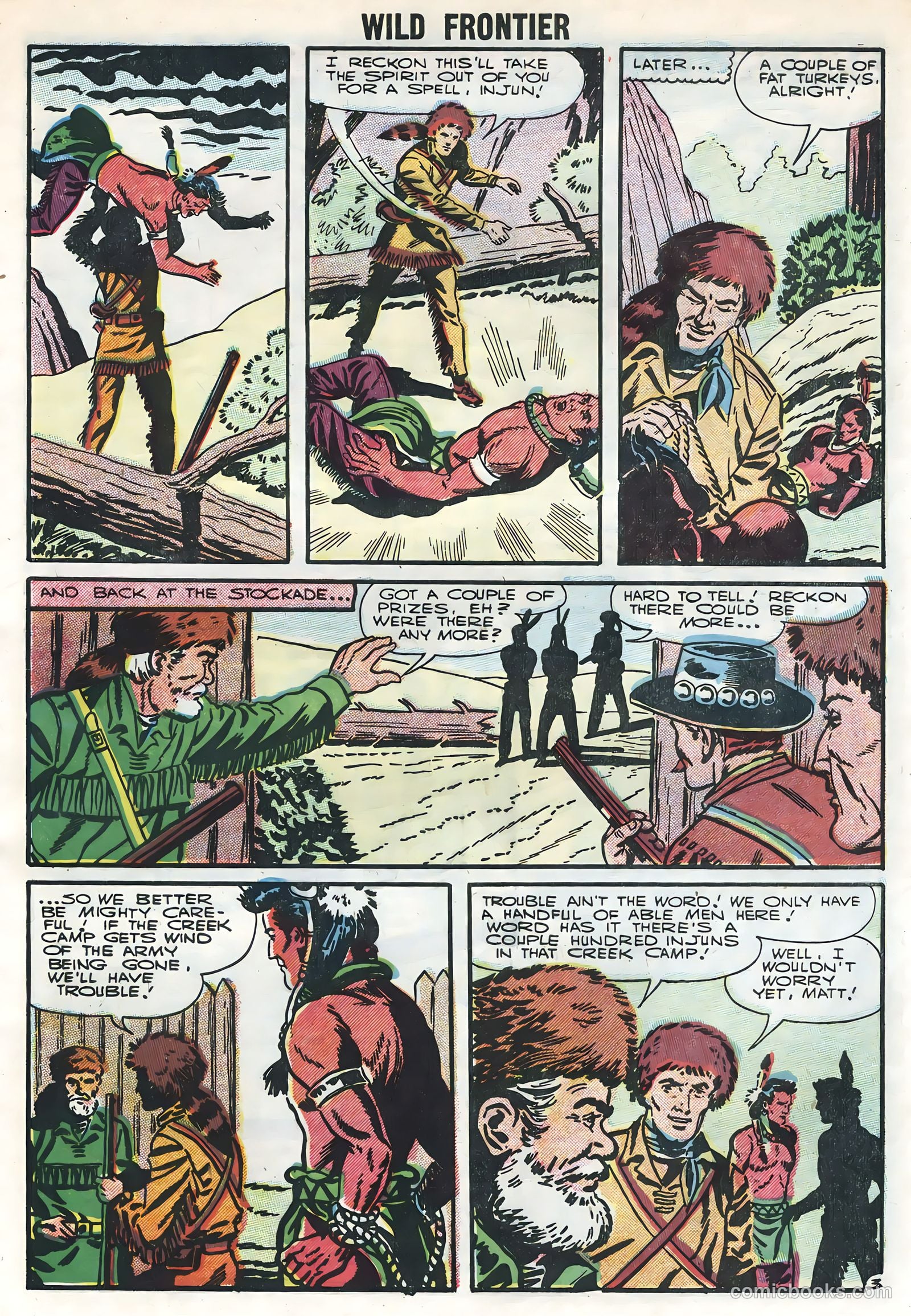 Wild Frontier #6 (1957) — page 5 of 36
