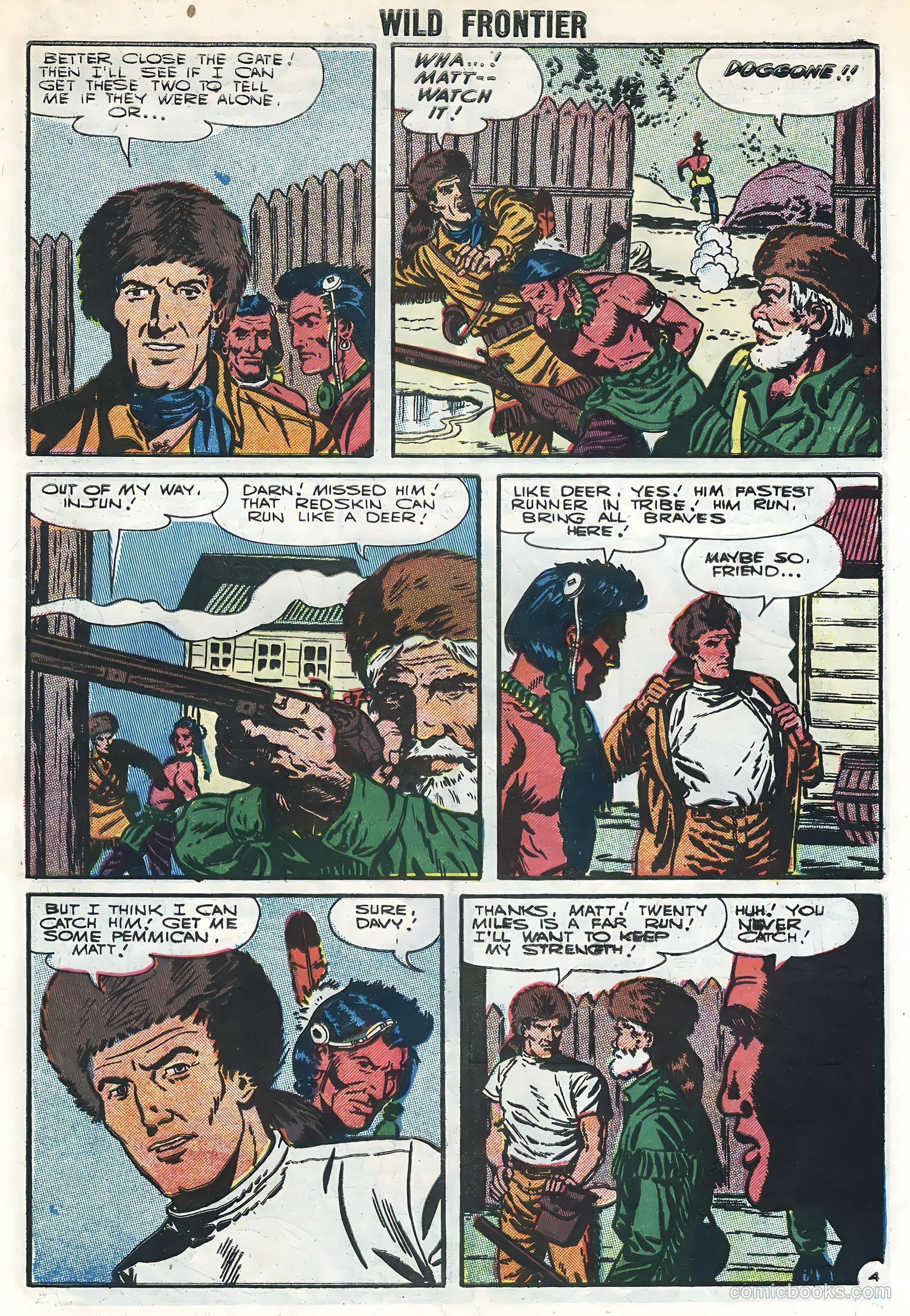Wild Frontier #6 (1957) — page 7 of 36