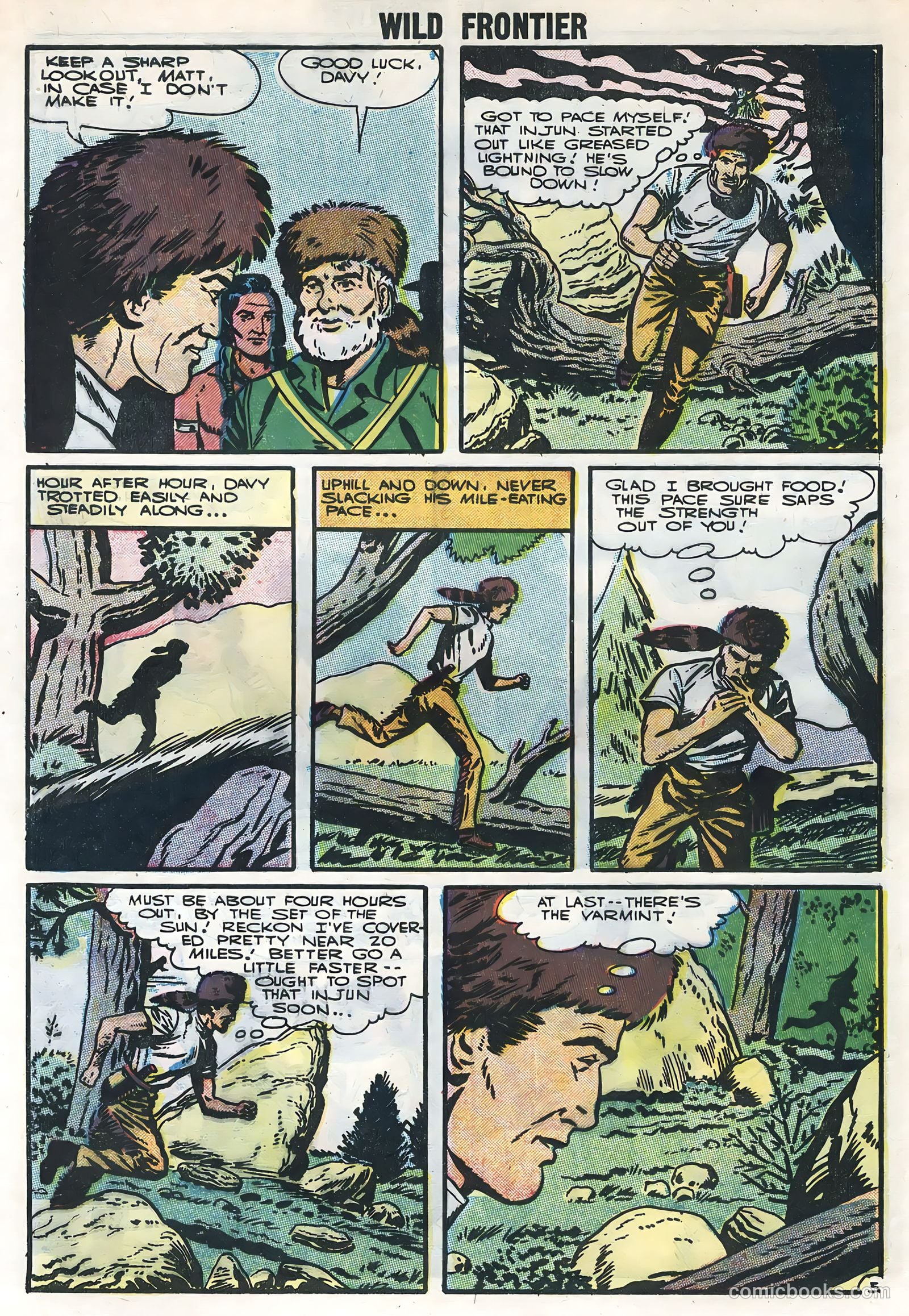 Wild Frontier #6 (1957) — page 8 of 36