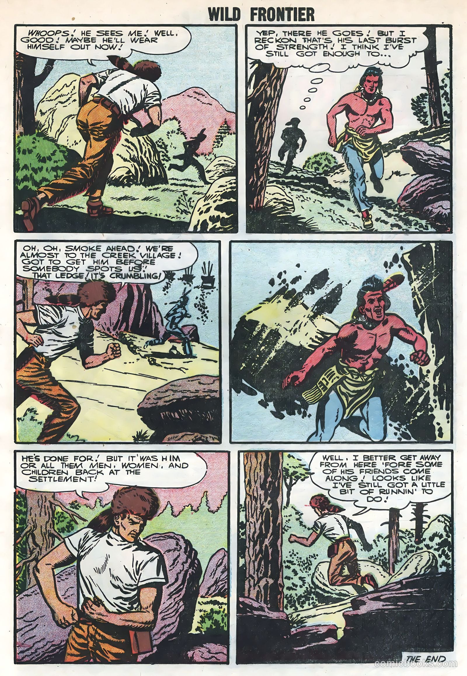 Wild Frontier #6 (1957) — page 9 of 36