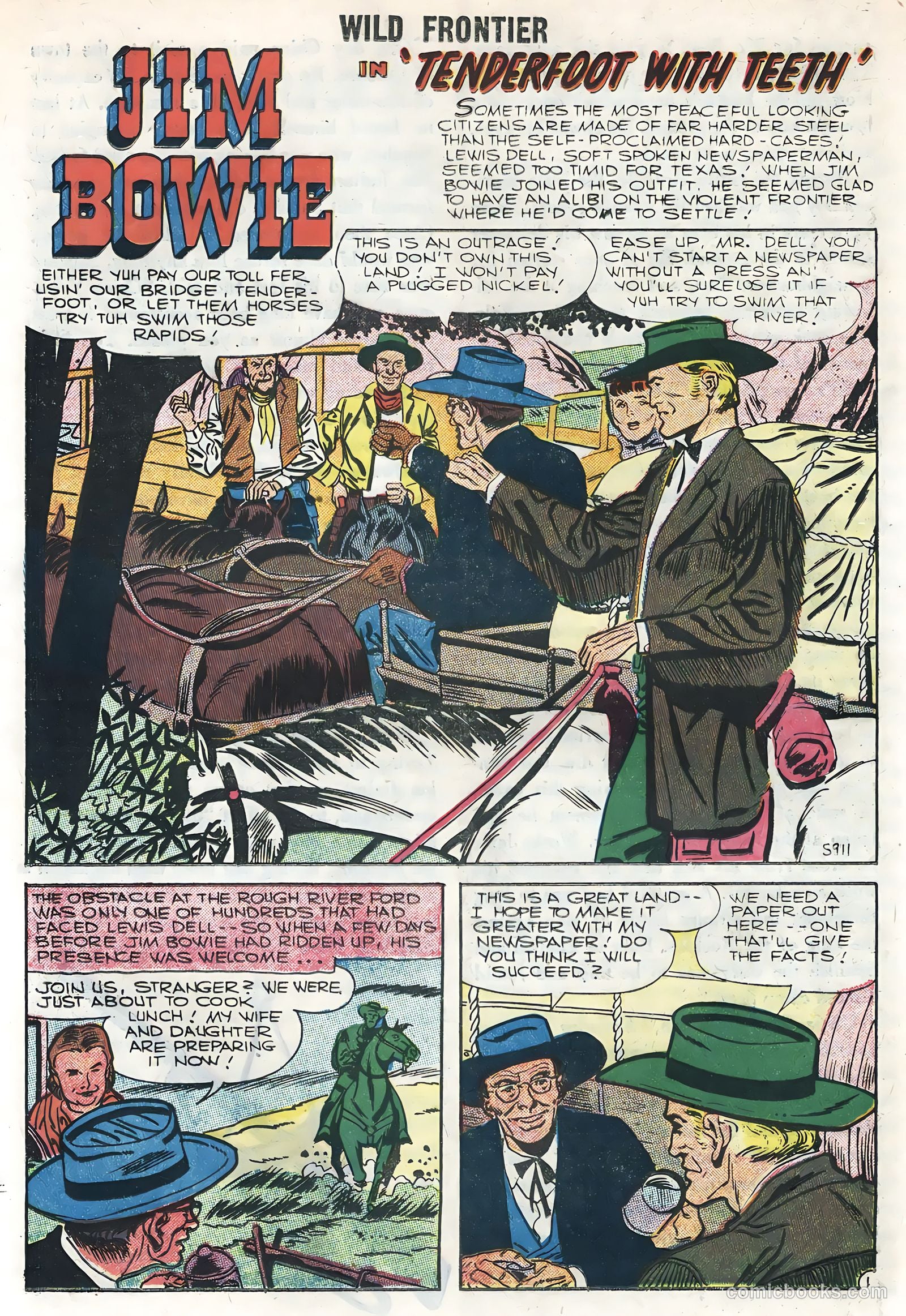 Wild Frontier #6 (1957) — page 18 of 36