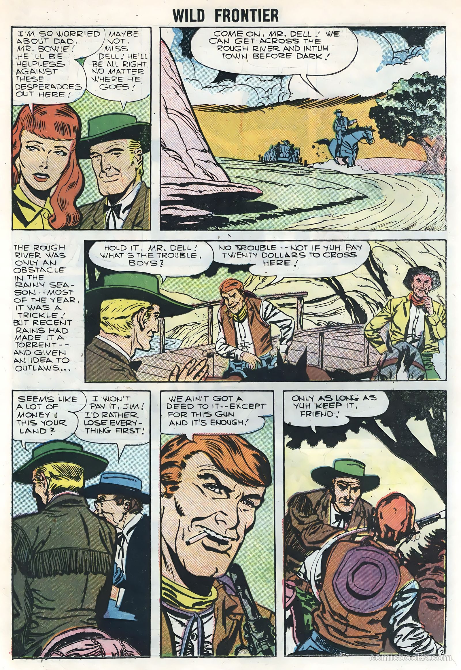 Wild Frontier #6 (1957) — page 19 of 36