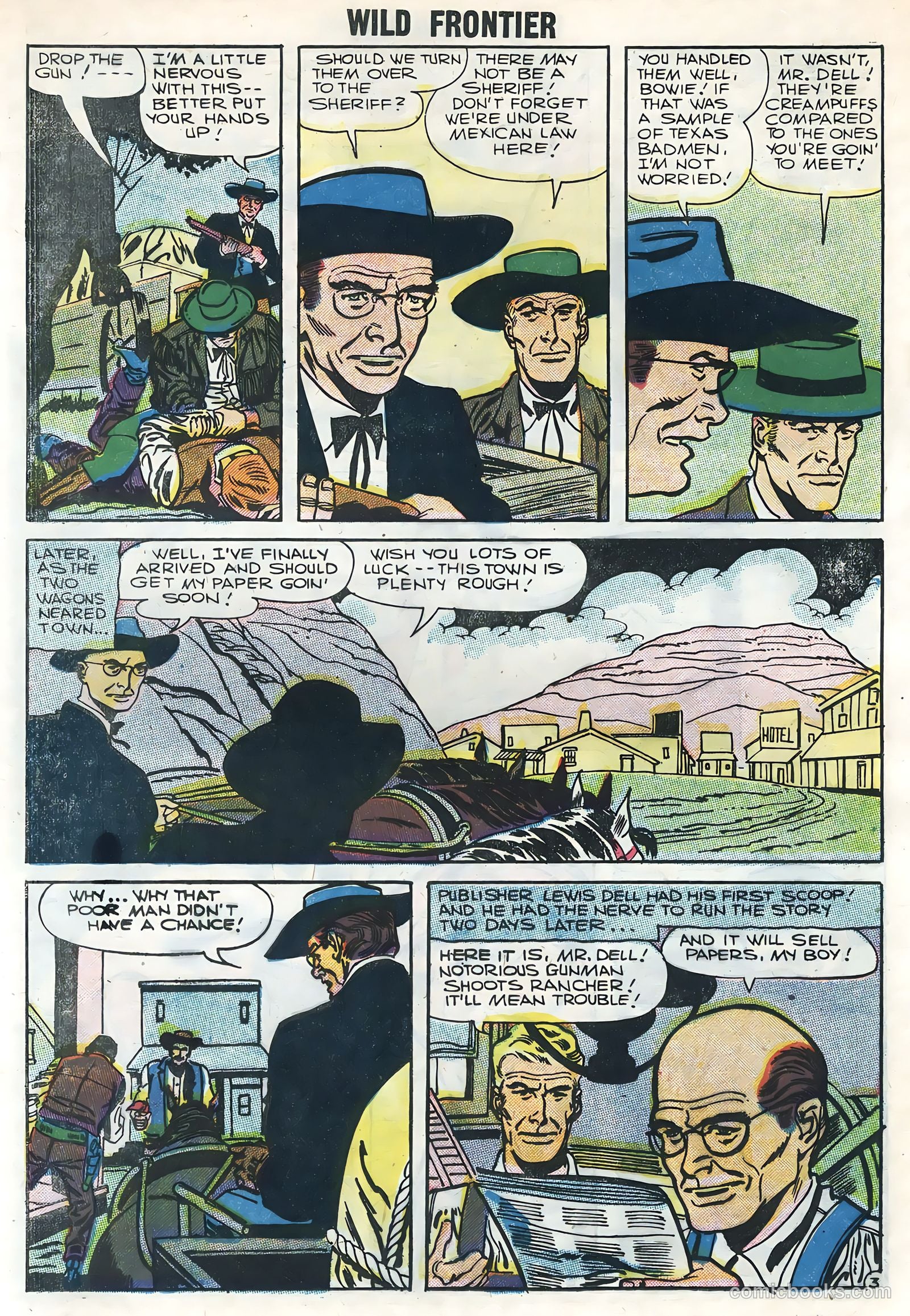 Wild Frontier #6 (1957) — page 20 of 36