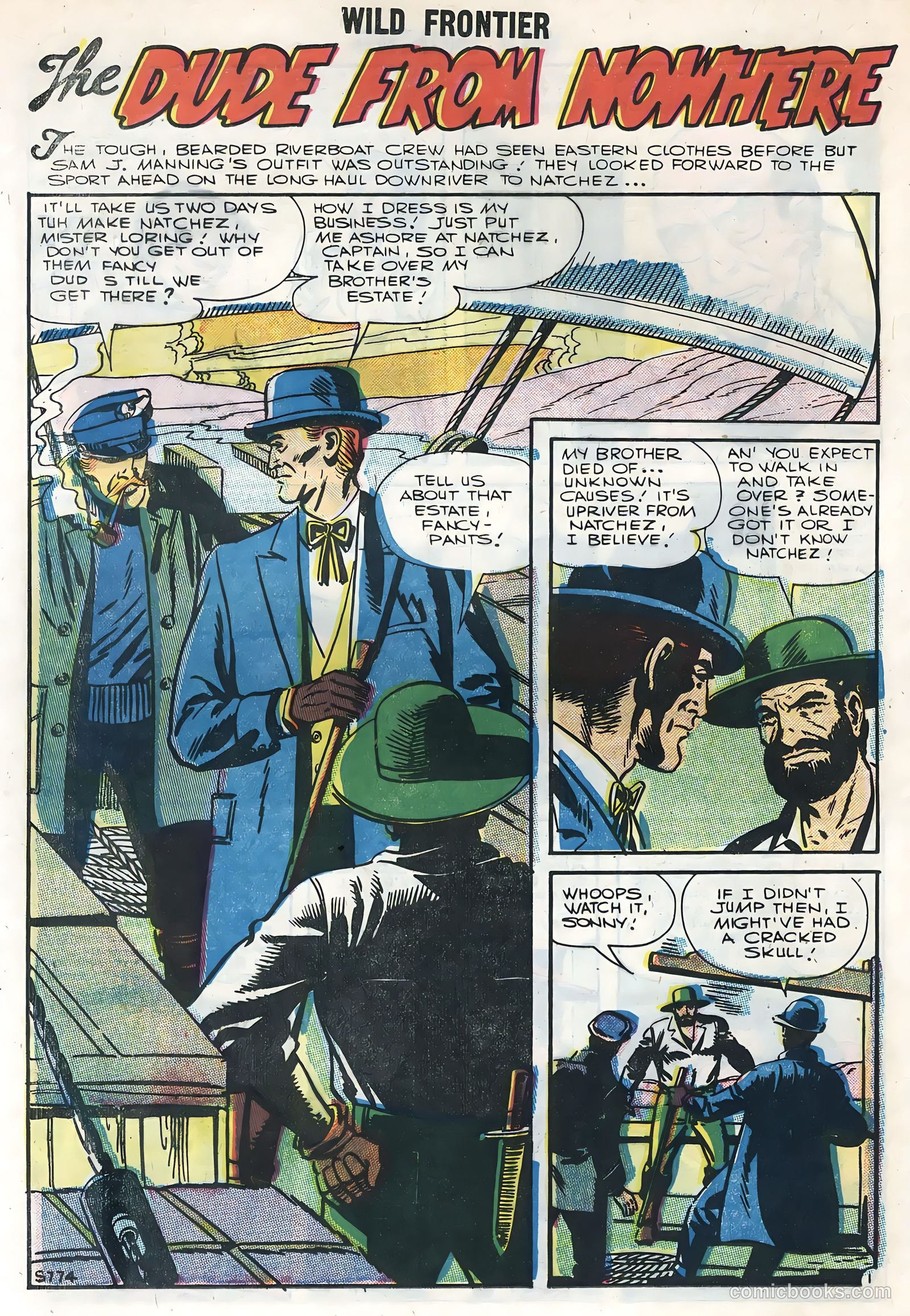 Wild Frontier #6 (1957) — page 24 of 36