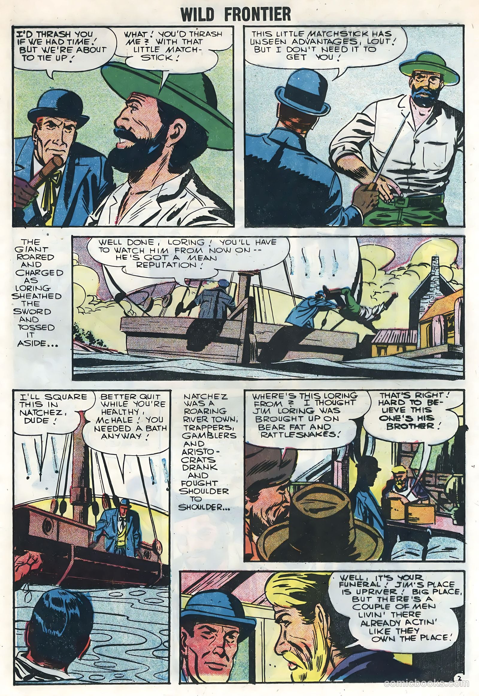 Wild Frontier #6 (1957) — page 25 of 36