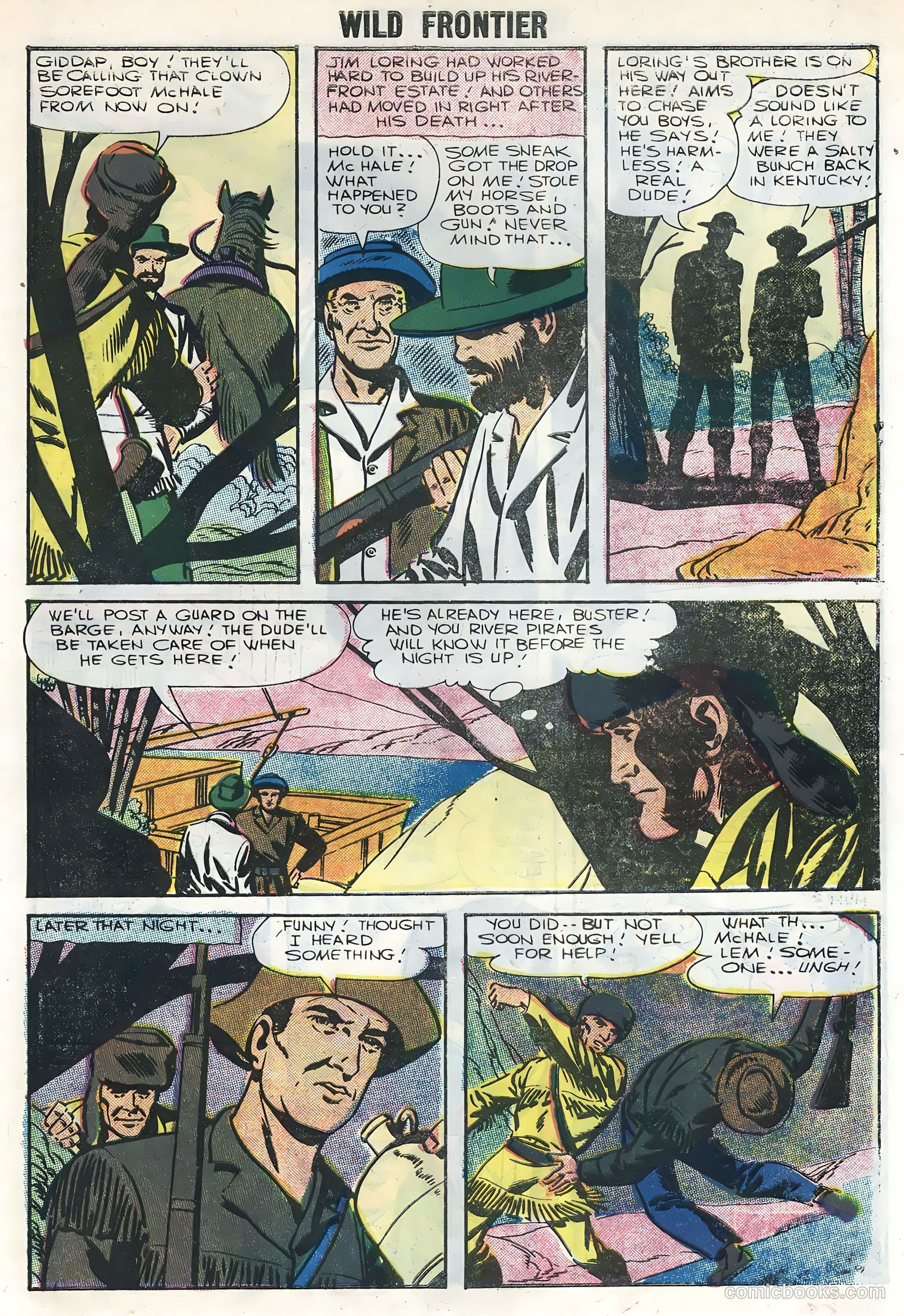 Wild Frontier #6 (1957) — page 27 of 36