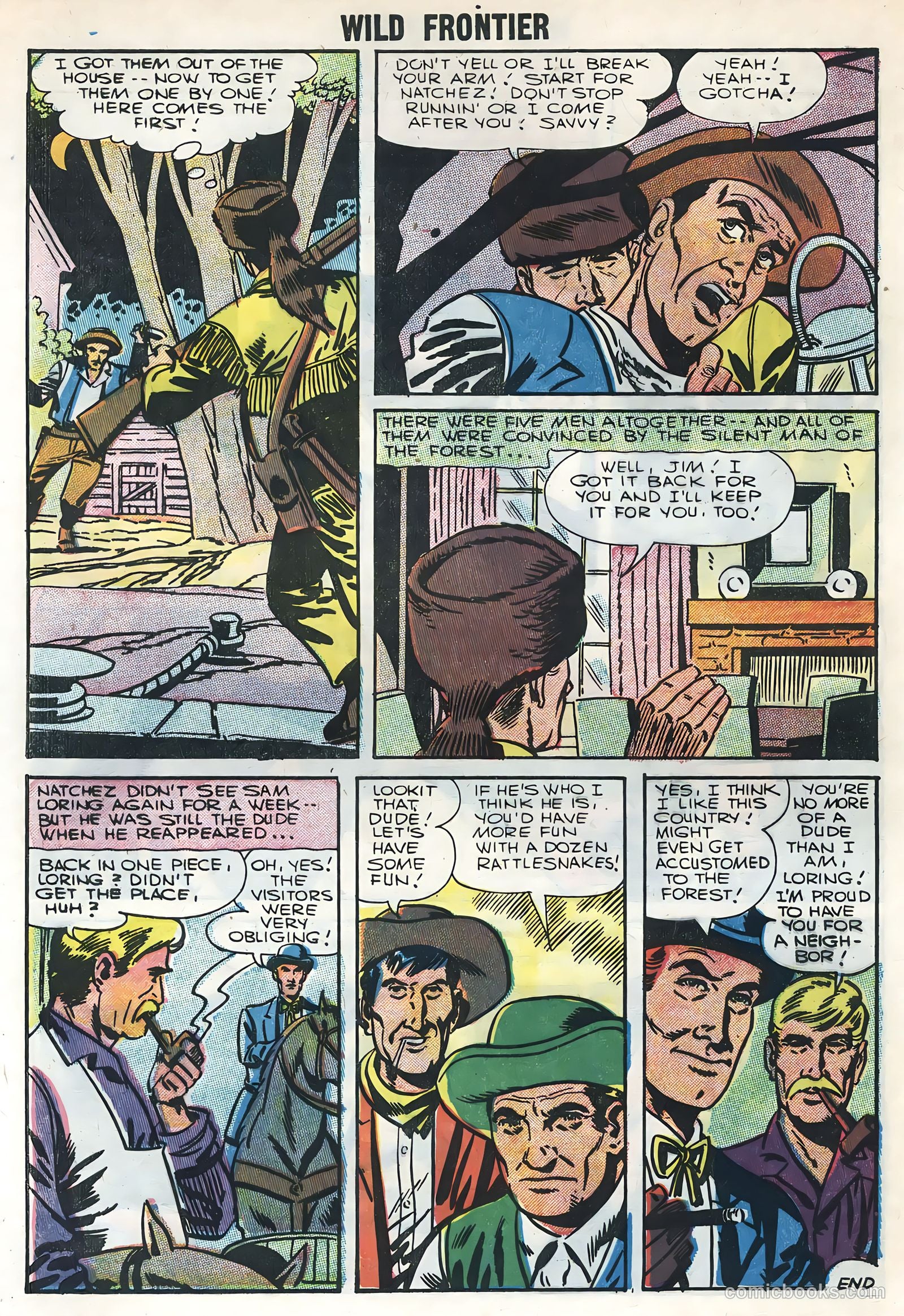 Wild Frontier #6 (1957) — page 28 of 36