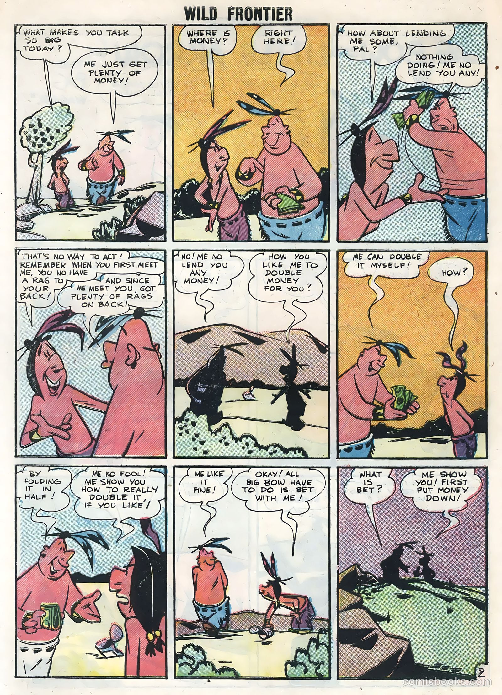 Wild Frontier #6 (1957) — page 30 of 36