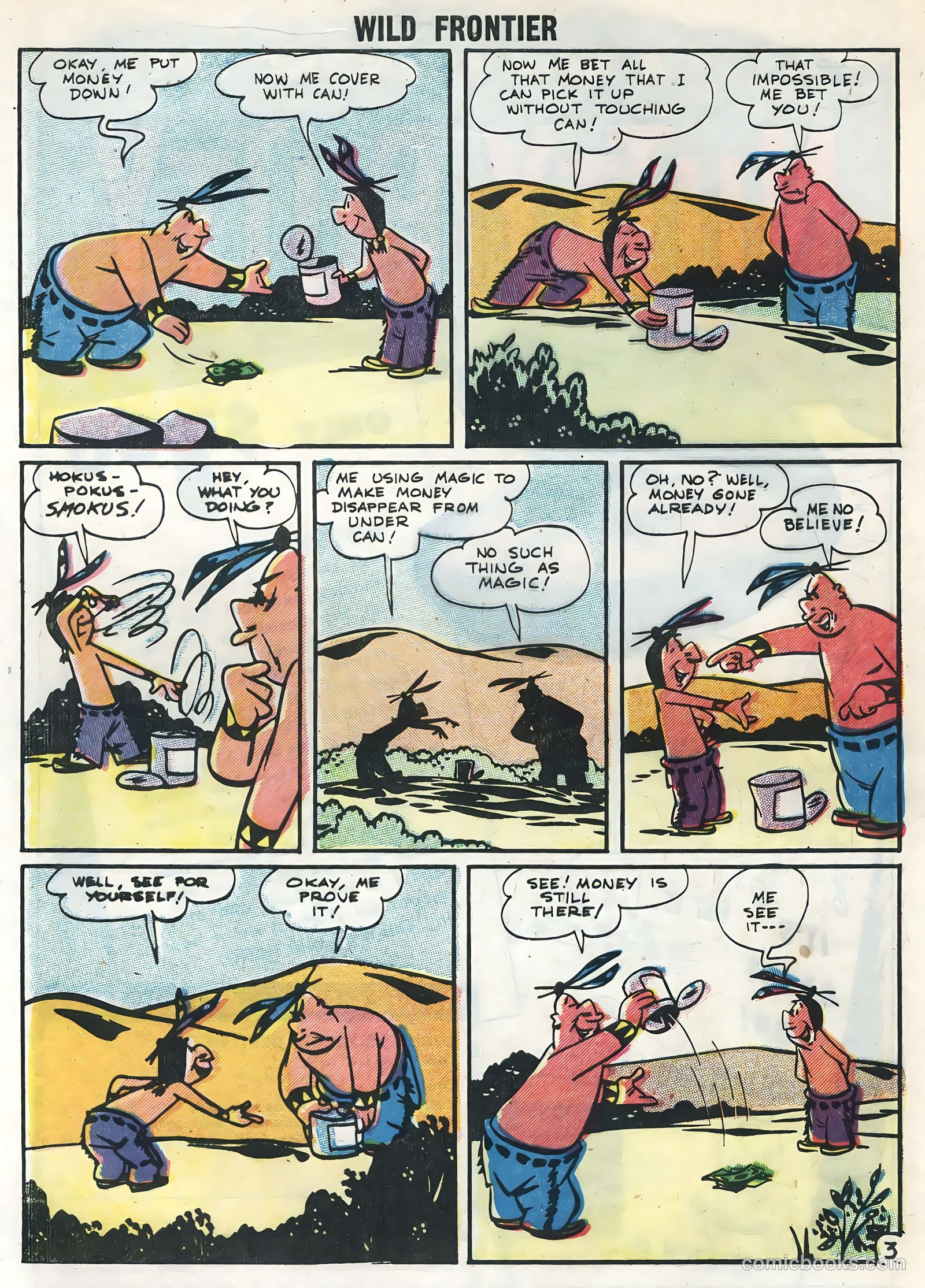 Wild Frontier #6 (1957) — page 32 of 36