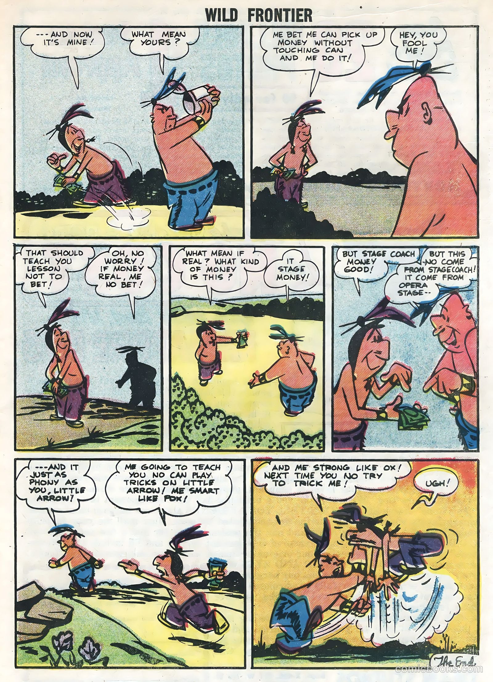 Wild Frontier #6 (1957) — page 33 of 36